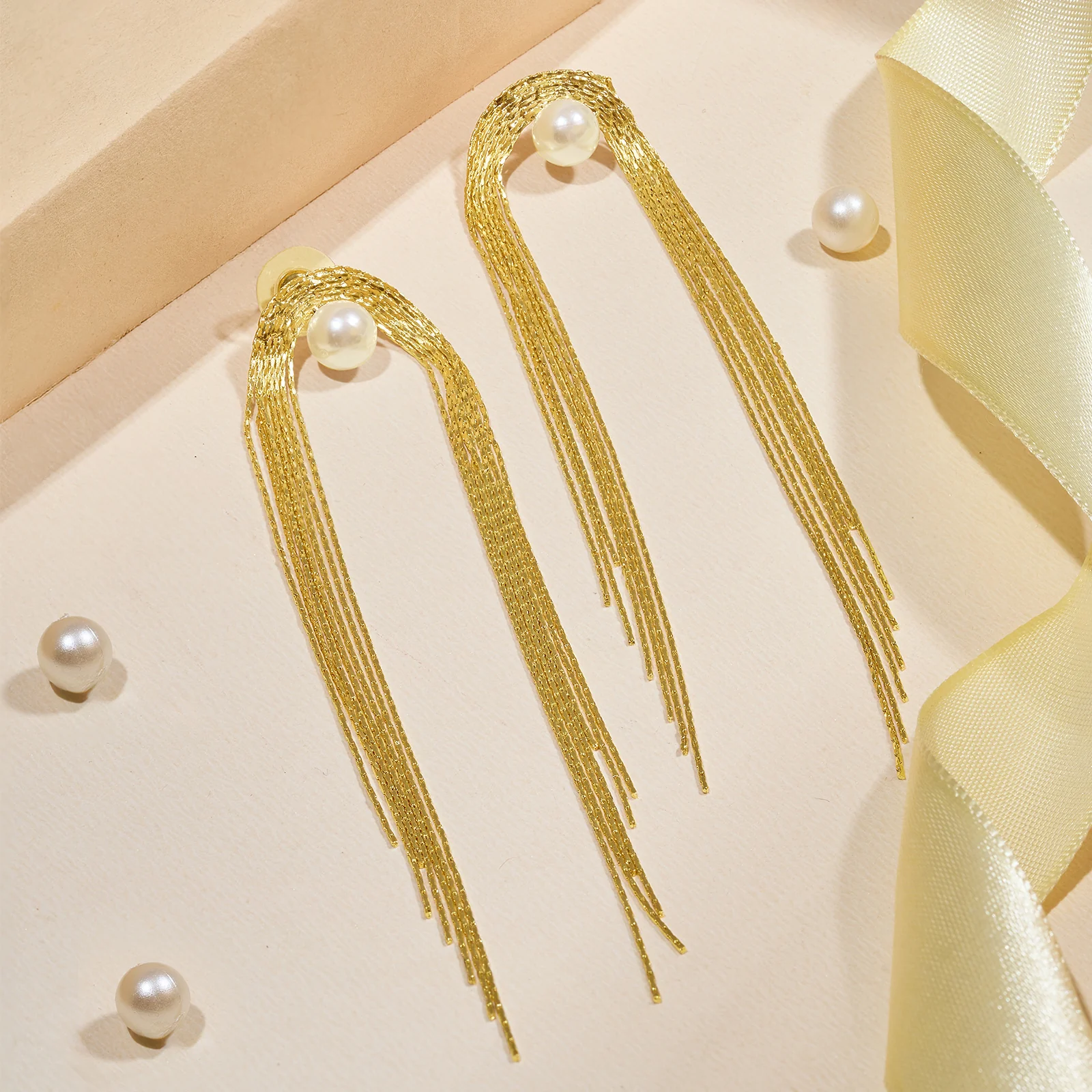 Lil Lumi Gold Bling Earrings - Image 2