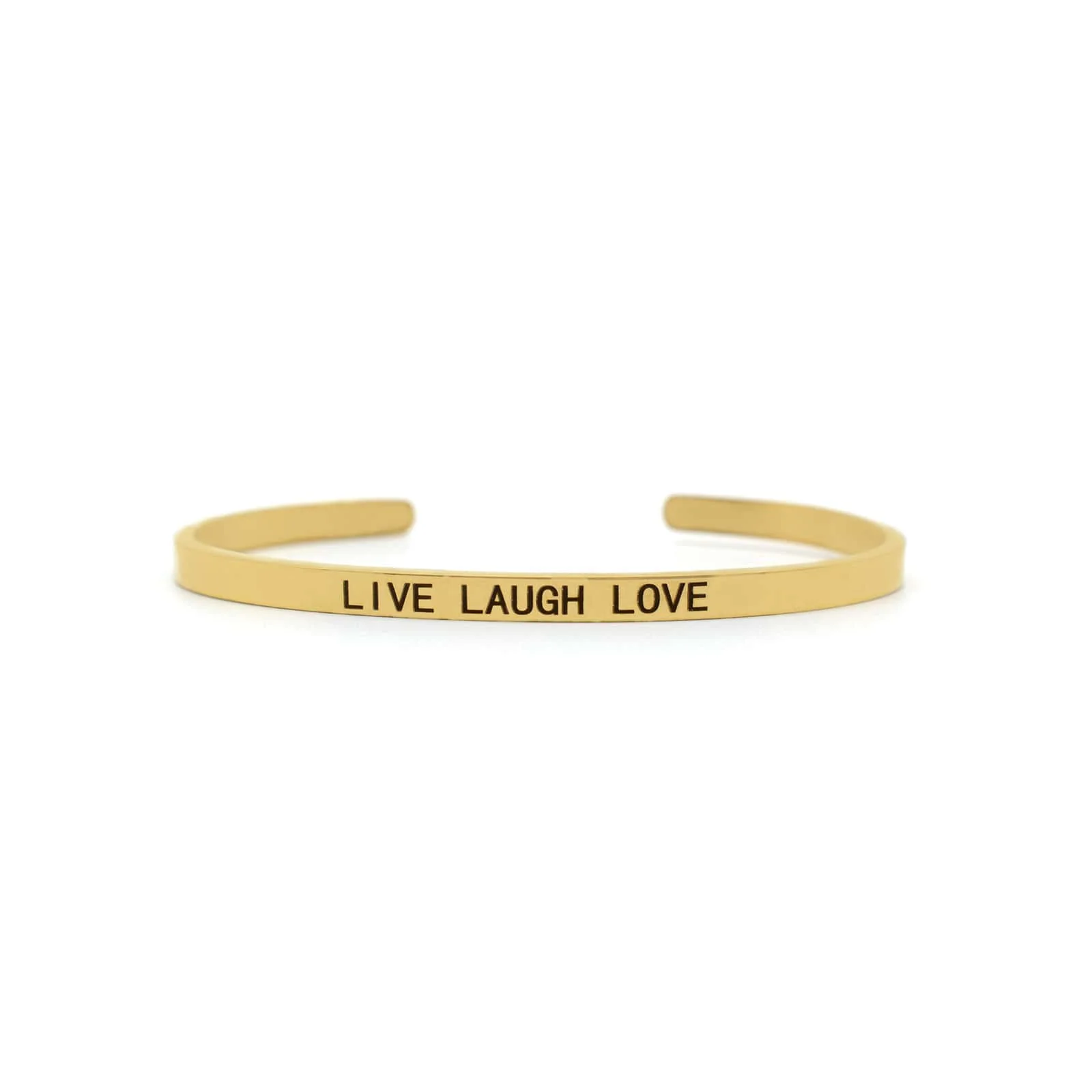 Live Laugh Love Gold Mantra Band