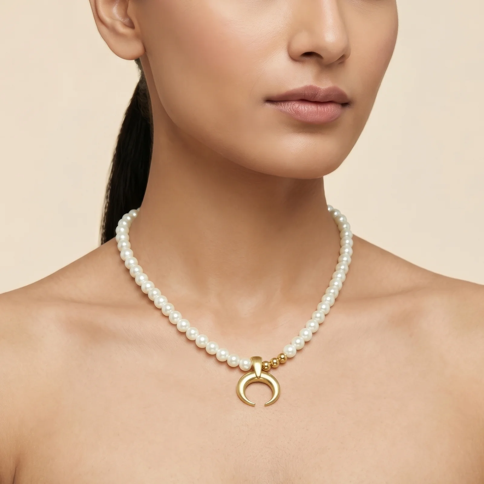 Lokoma Molten Pearl Necklace - Image 2