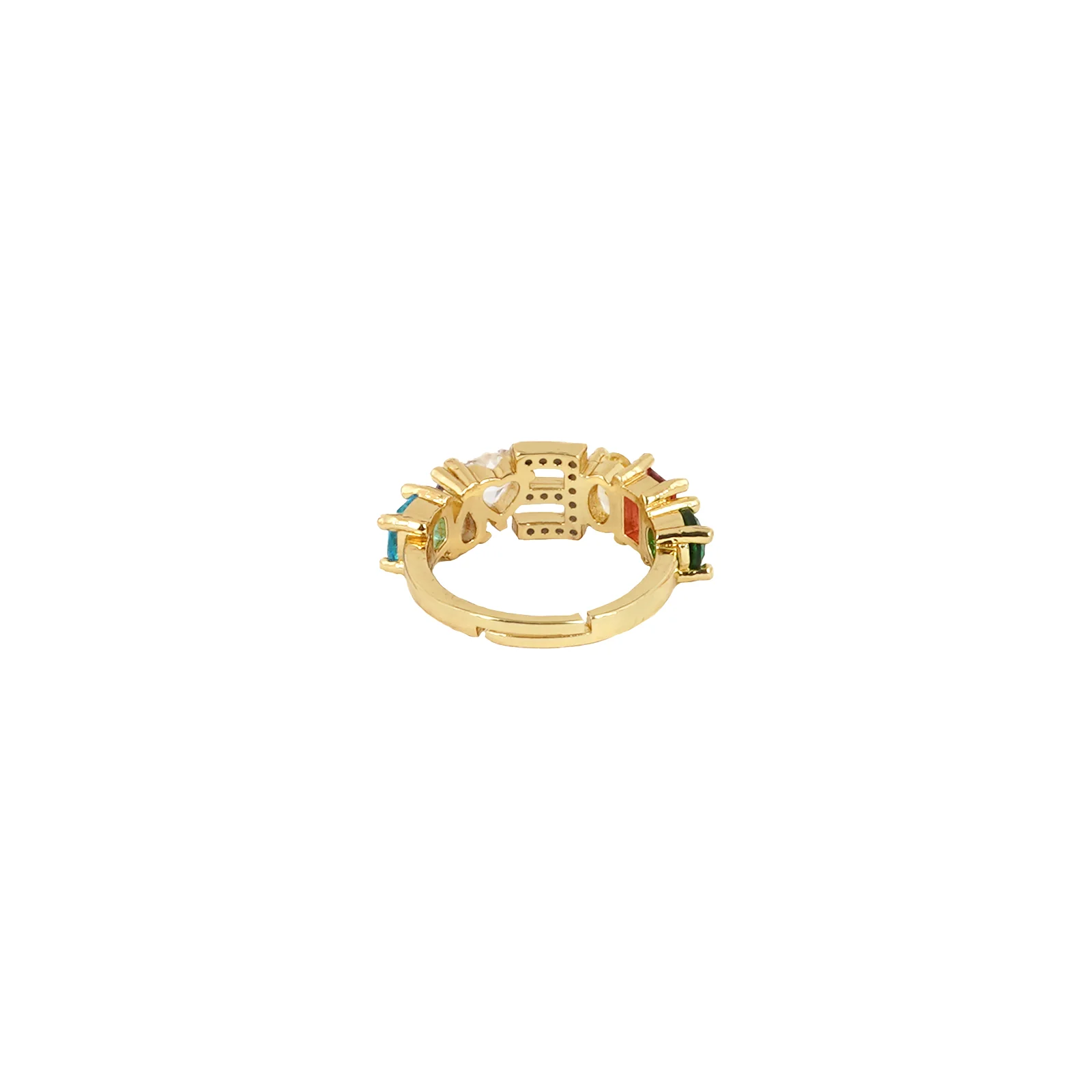 Lowe Multicolour Alphabet E Ring - Image 5