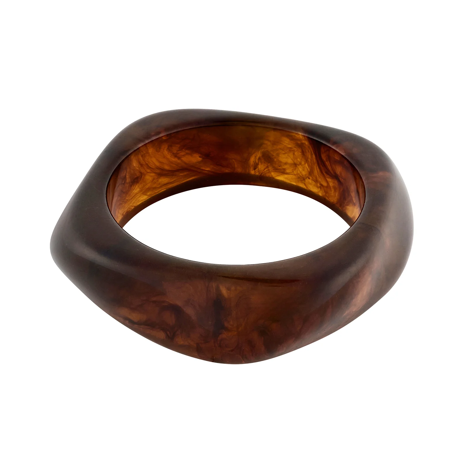 Lucéne Dark Brown Chunky Bracelet - Image 3