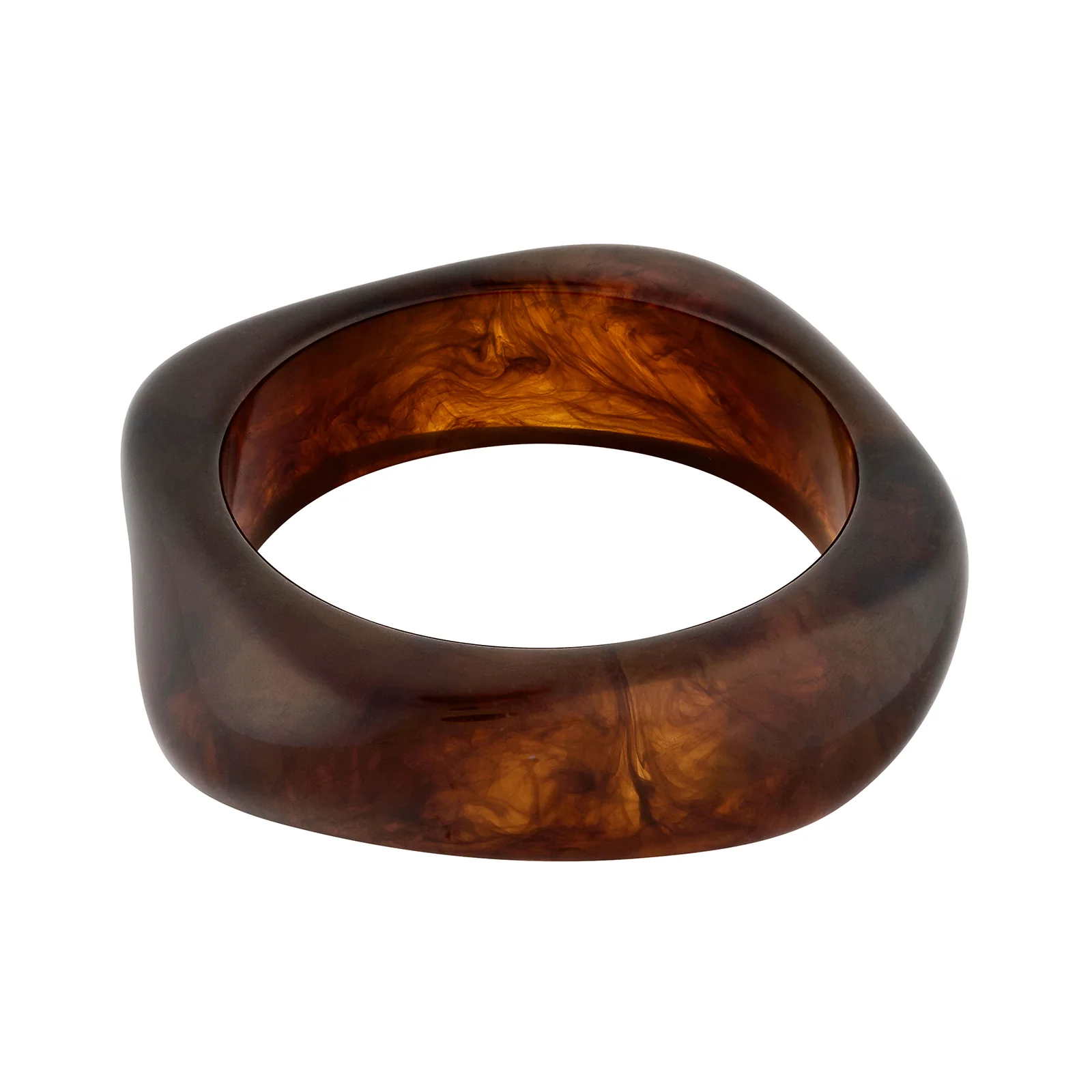 Lucéne Dark Brown Chunky Bracelet - Image 4