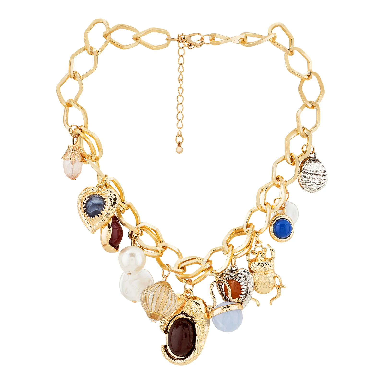 Lunelle Gold Charm Necklace - Image 3