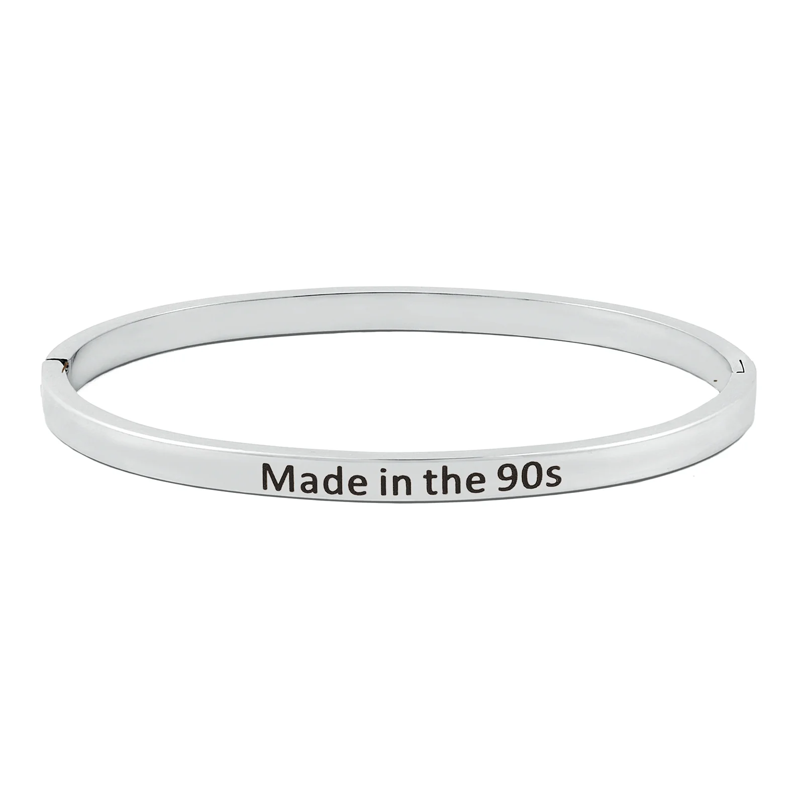 Made in the 90s Silver Mantra Band - Image 4