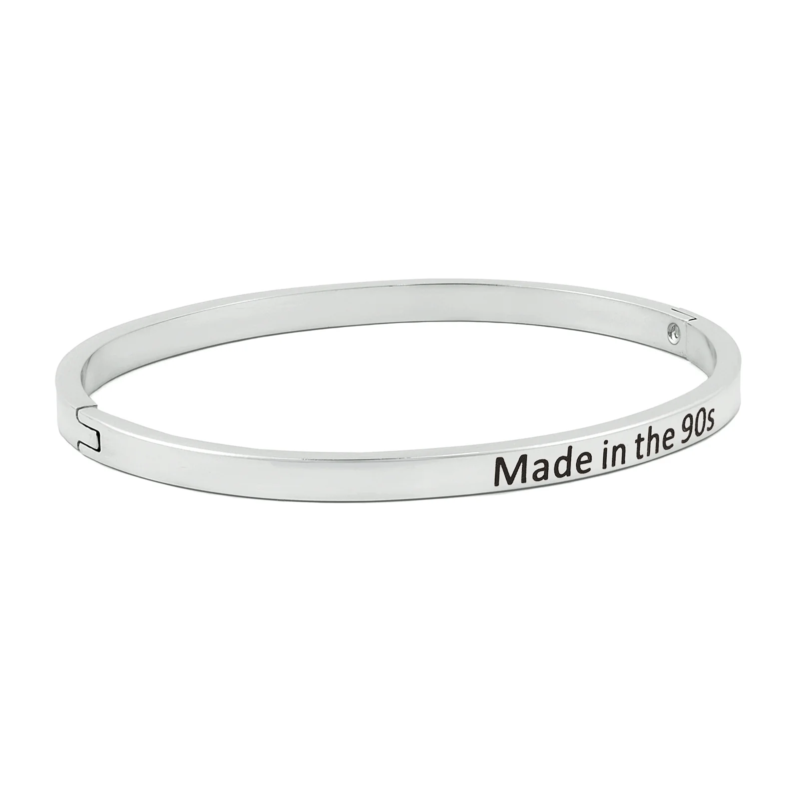 Made in the 90s Silver Mantra Band - Image 5