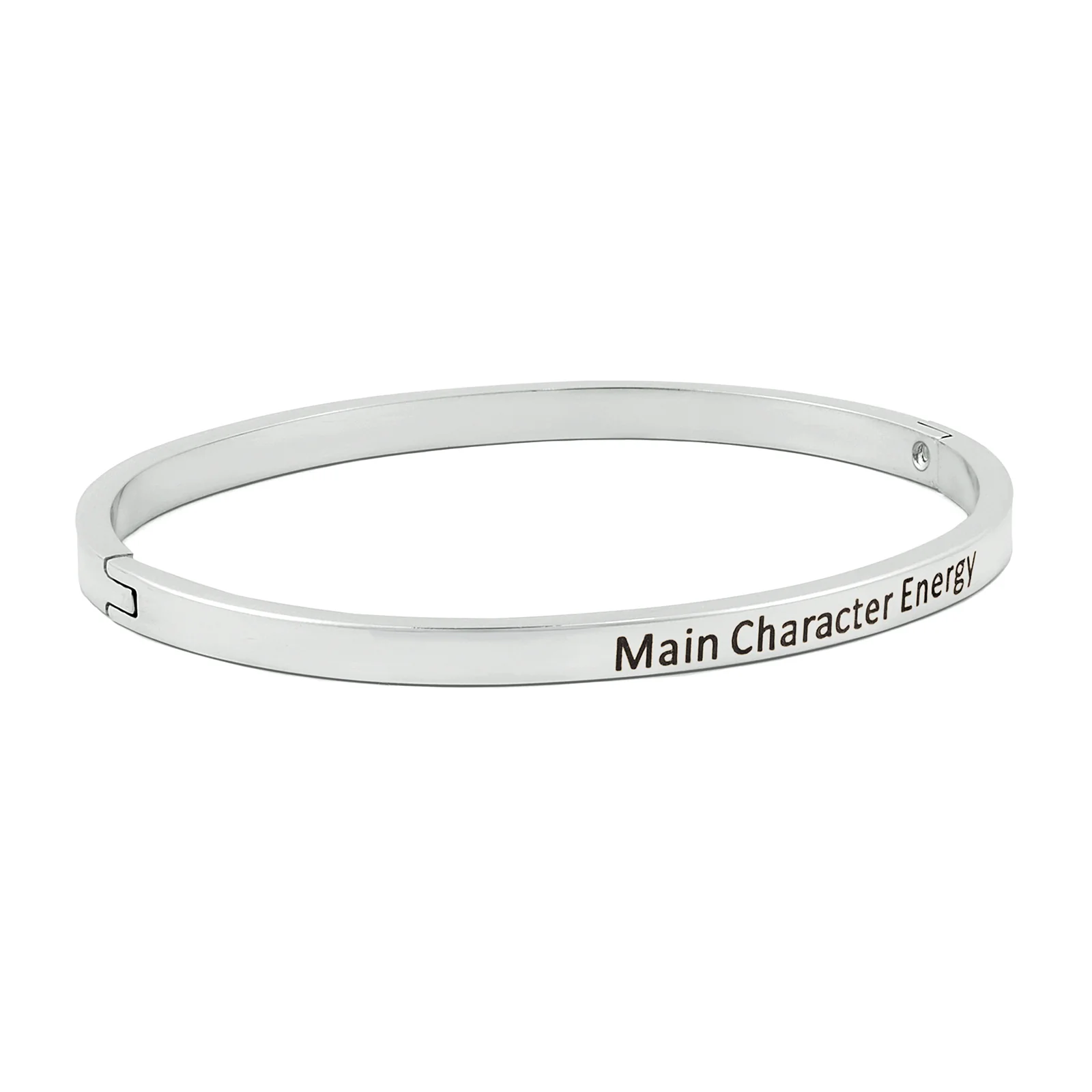 Main Character Energy Silver Mantra Band - Image 4