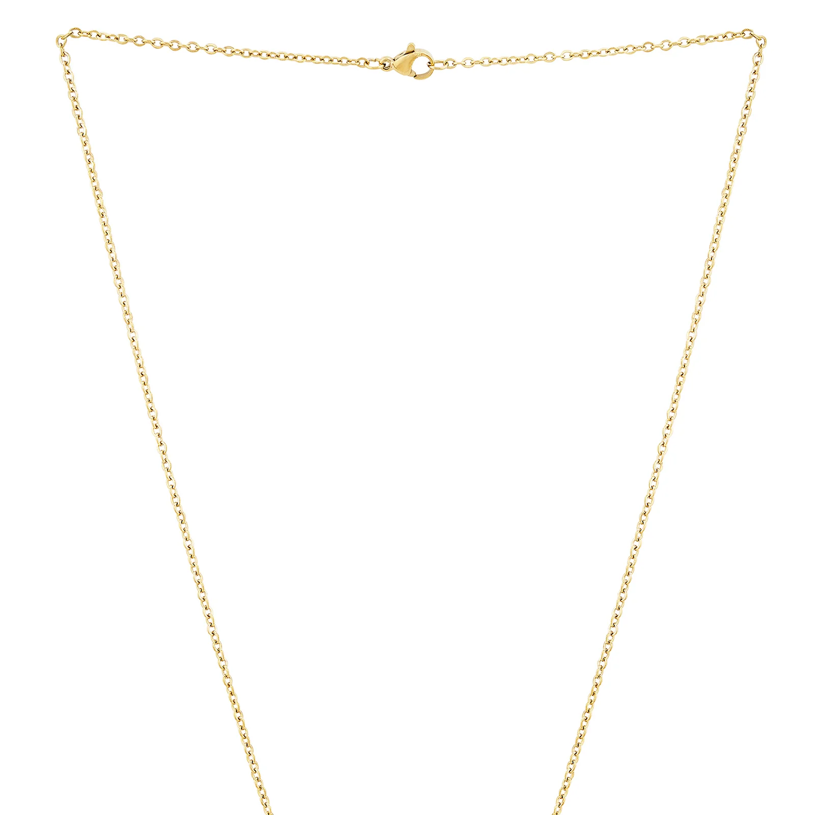 Manifest Gold Women's Round Mantra Necklace - Image 4