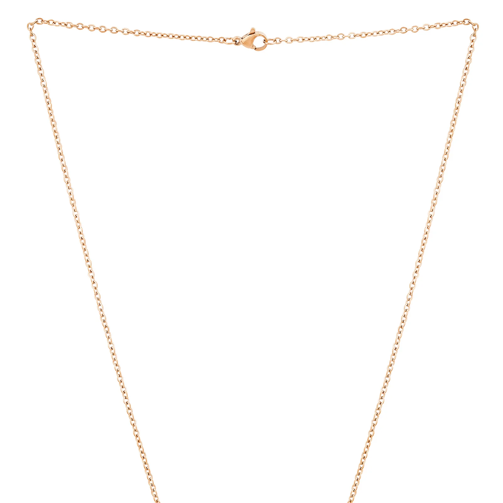 Manifest Rose Gold Women's Round Mantra Necklace - Image 4