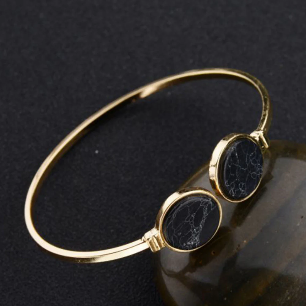 Marble Black Dot Bracelet - Image 2