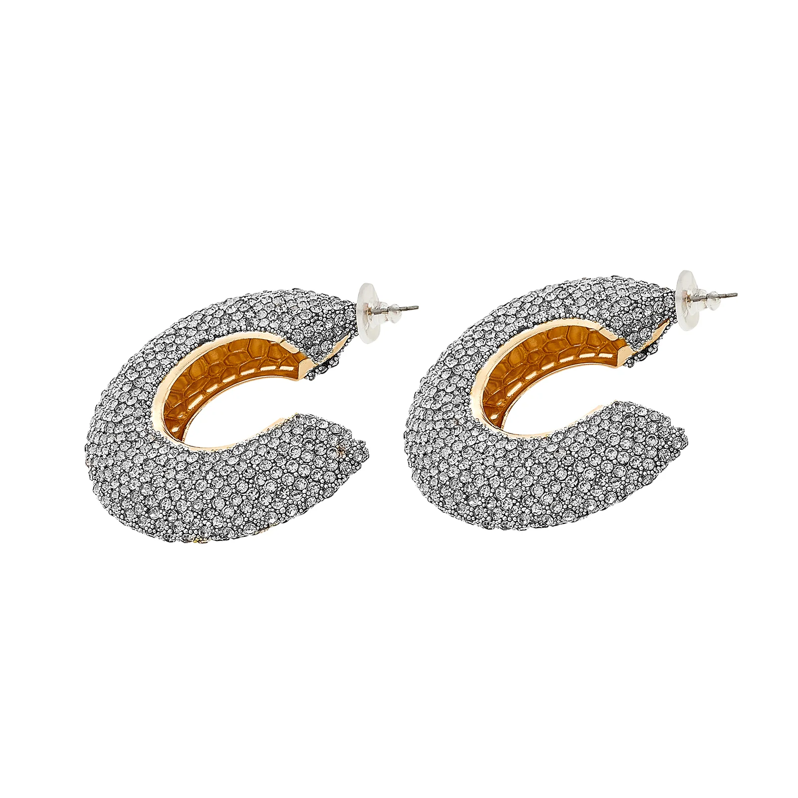 Maribel Silver Bling Earring - Image 4