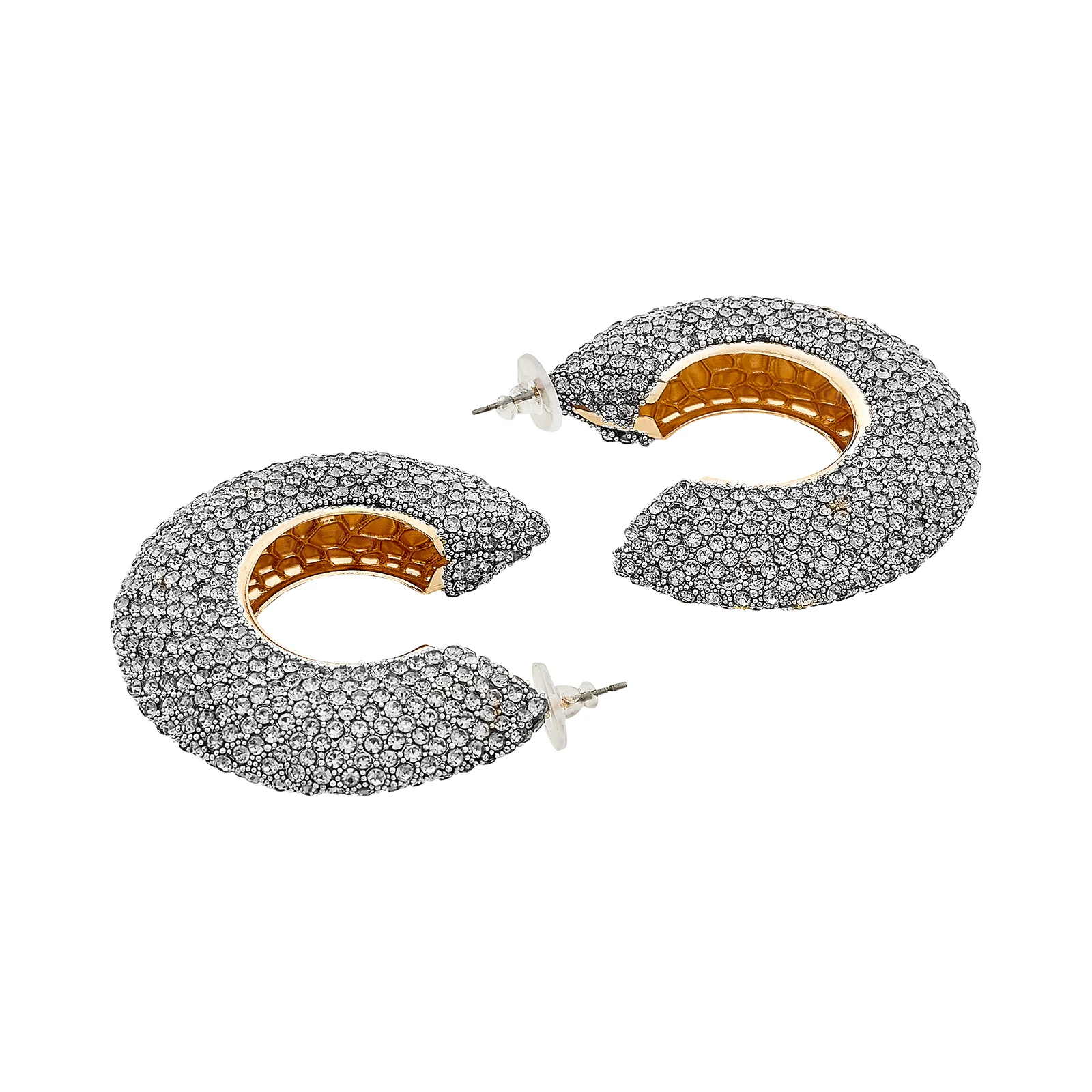 Maribel Silver Bling Earring - Image 5