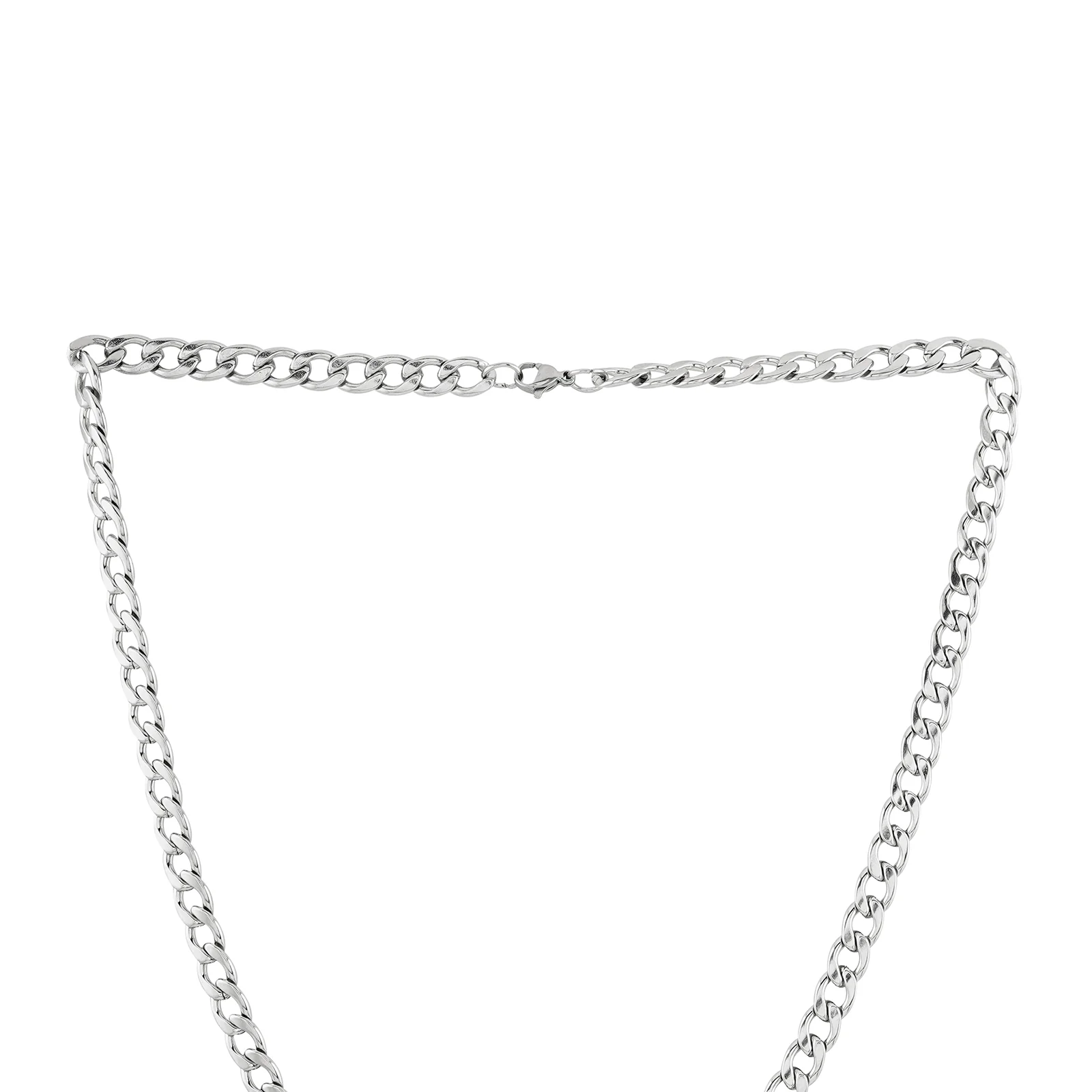 Maverick Men's Chain Link Silver Necklace - Image 4
