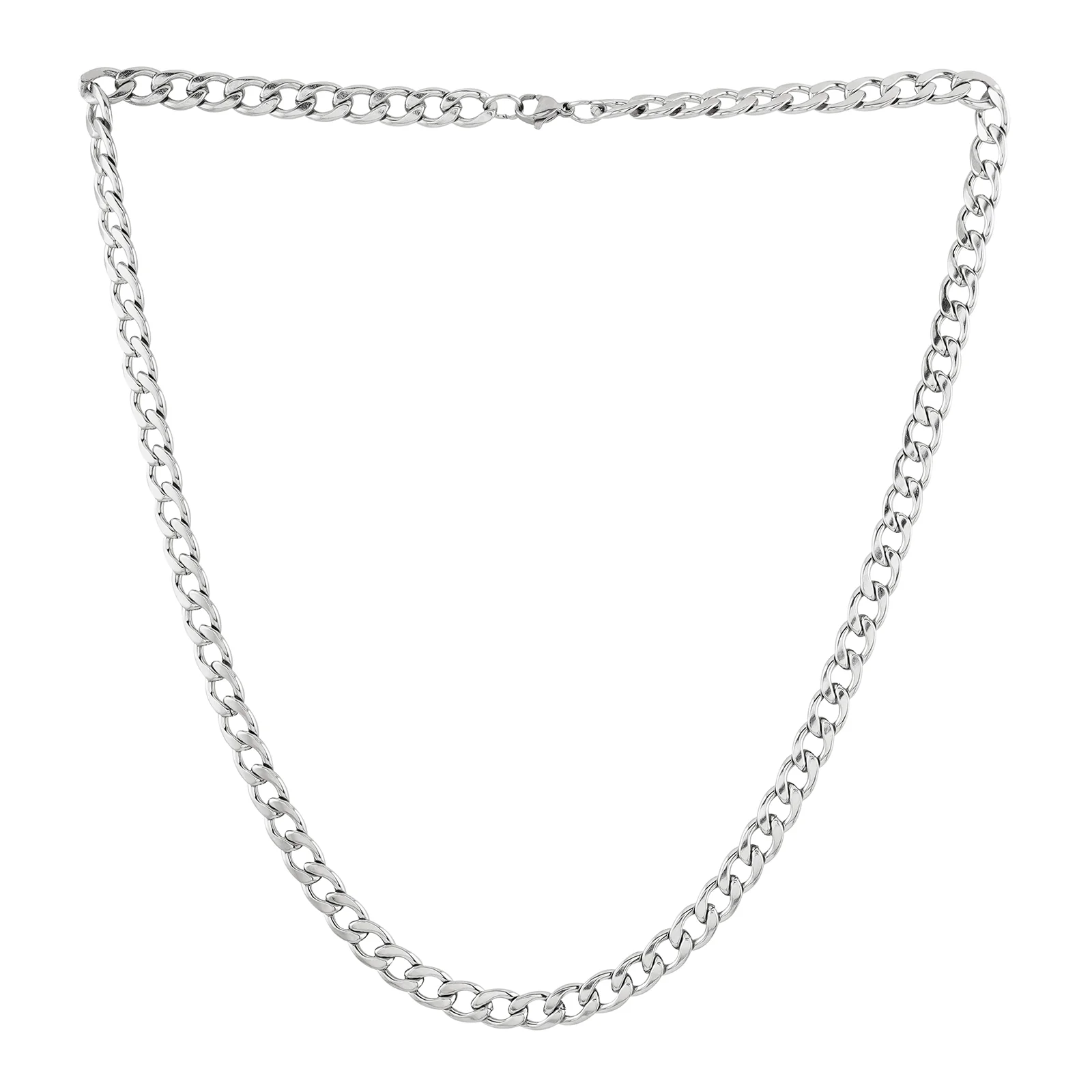 Maverick Men's Chain Link Silver Necklace - Image 5