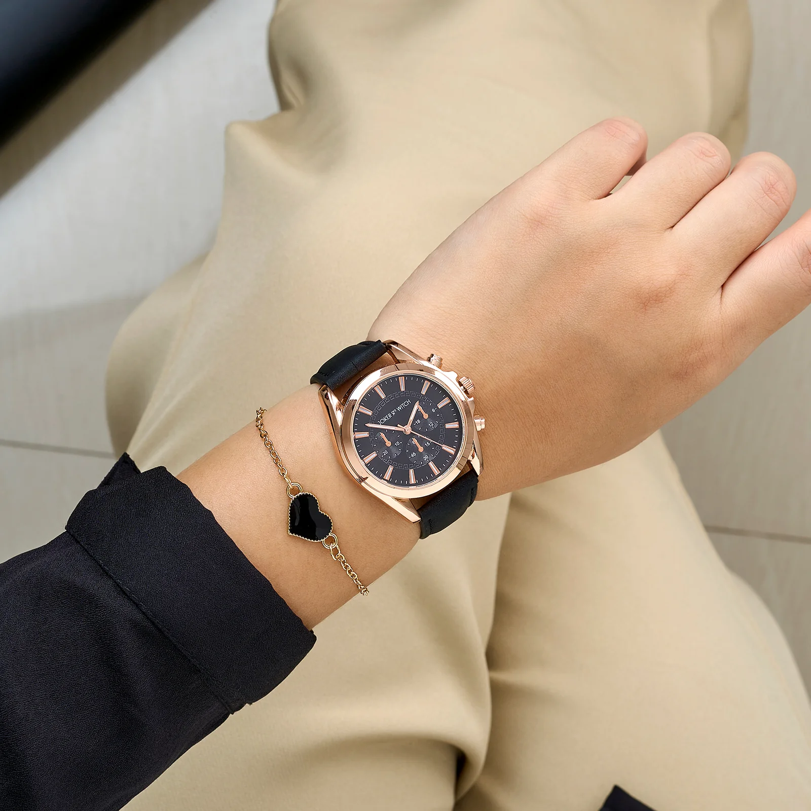 Midnight Edit Watch Bracelet Stack