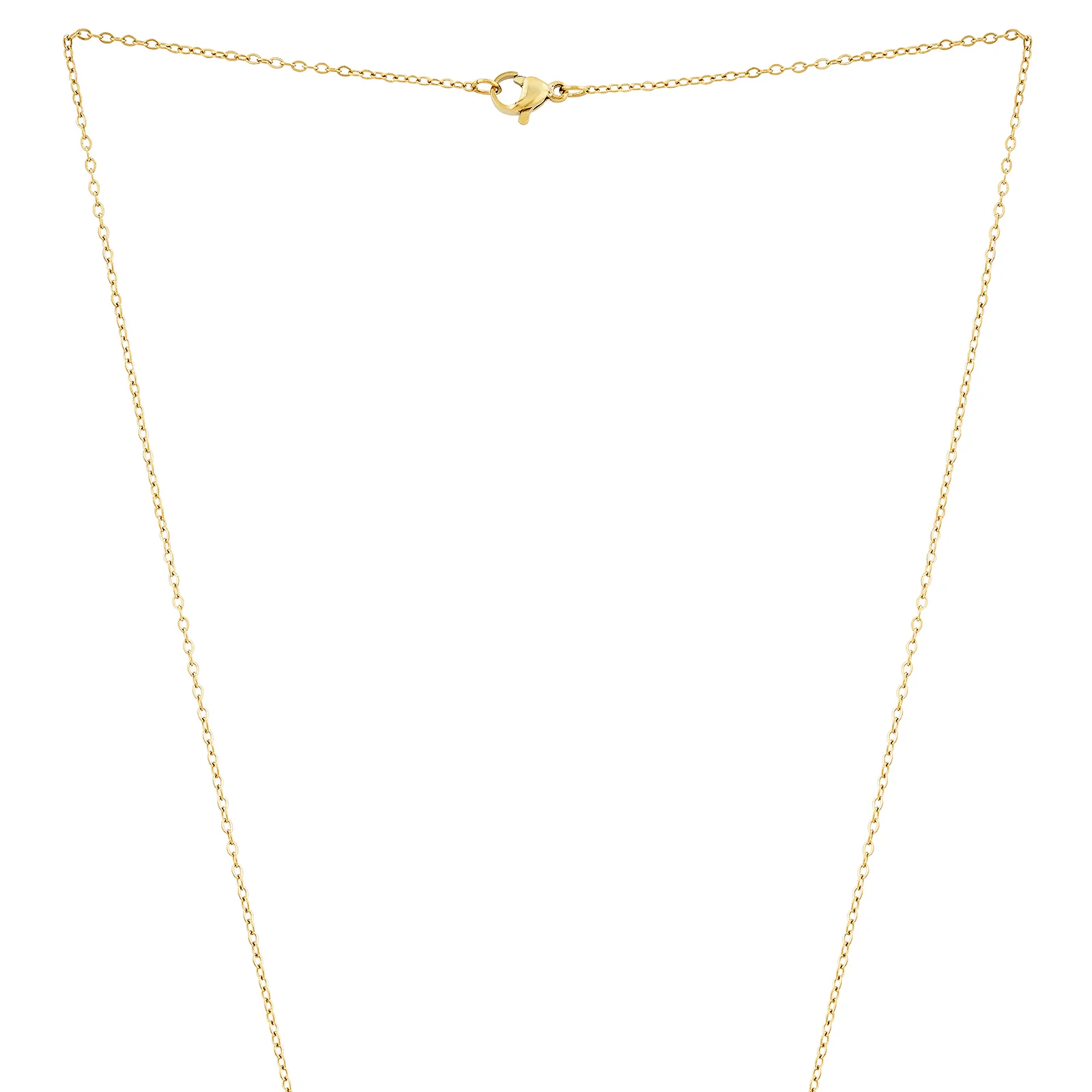 Minimal Gold Women's Bar Mantra Necklace - Image 4