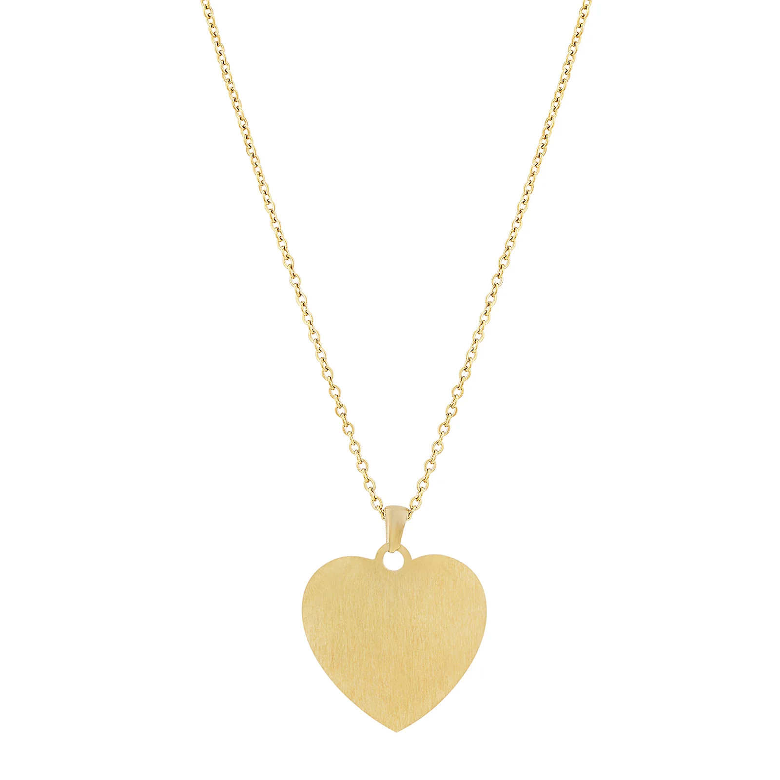 Minimal Gold Women's Heart Mantra Necklace - Image 5