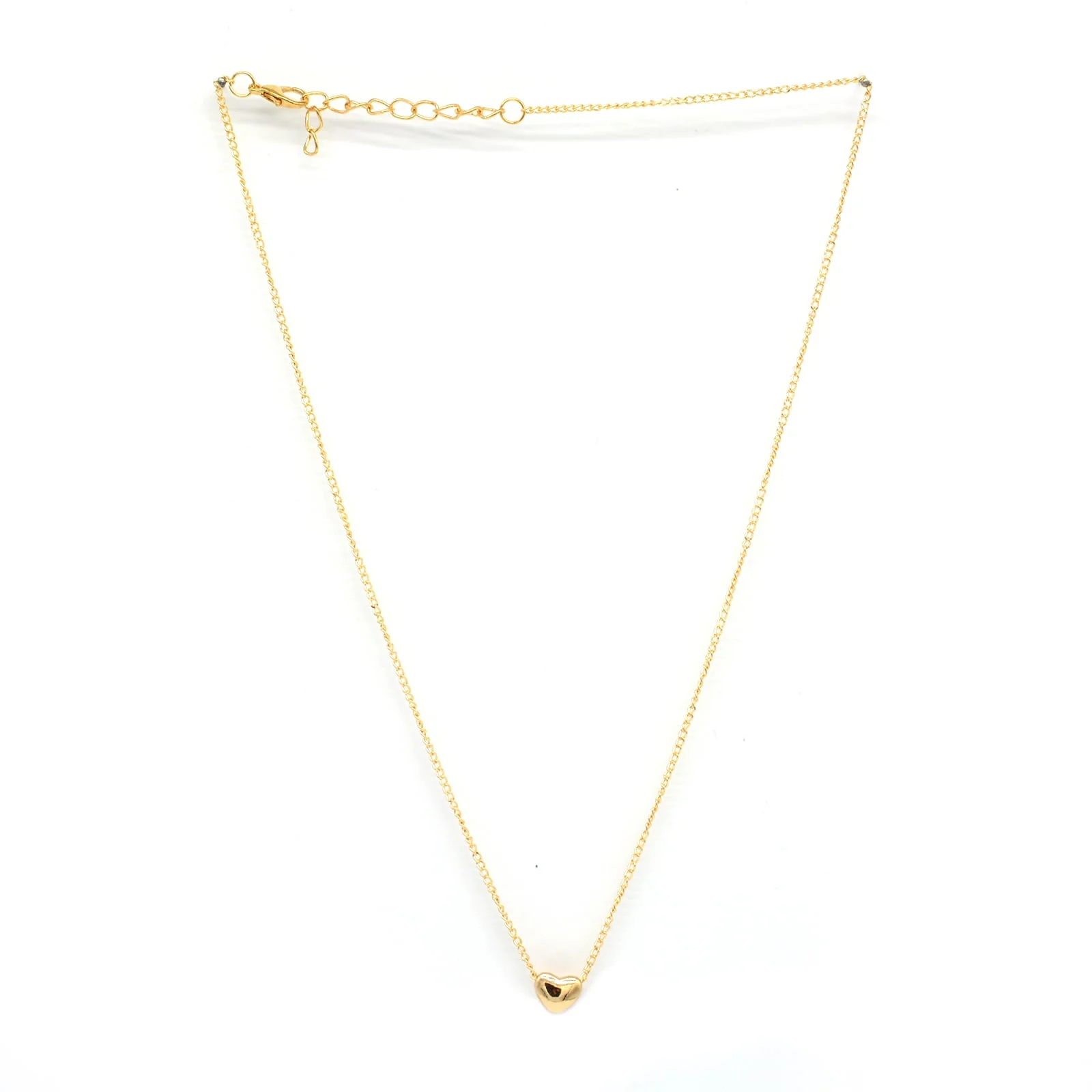 Minimal Heart Gold Pendant - Image 2