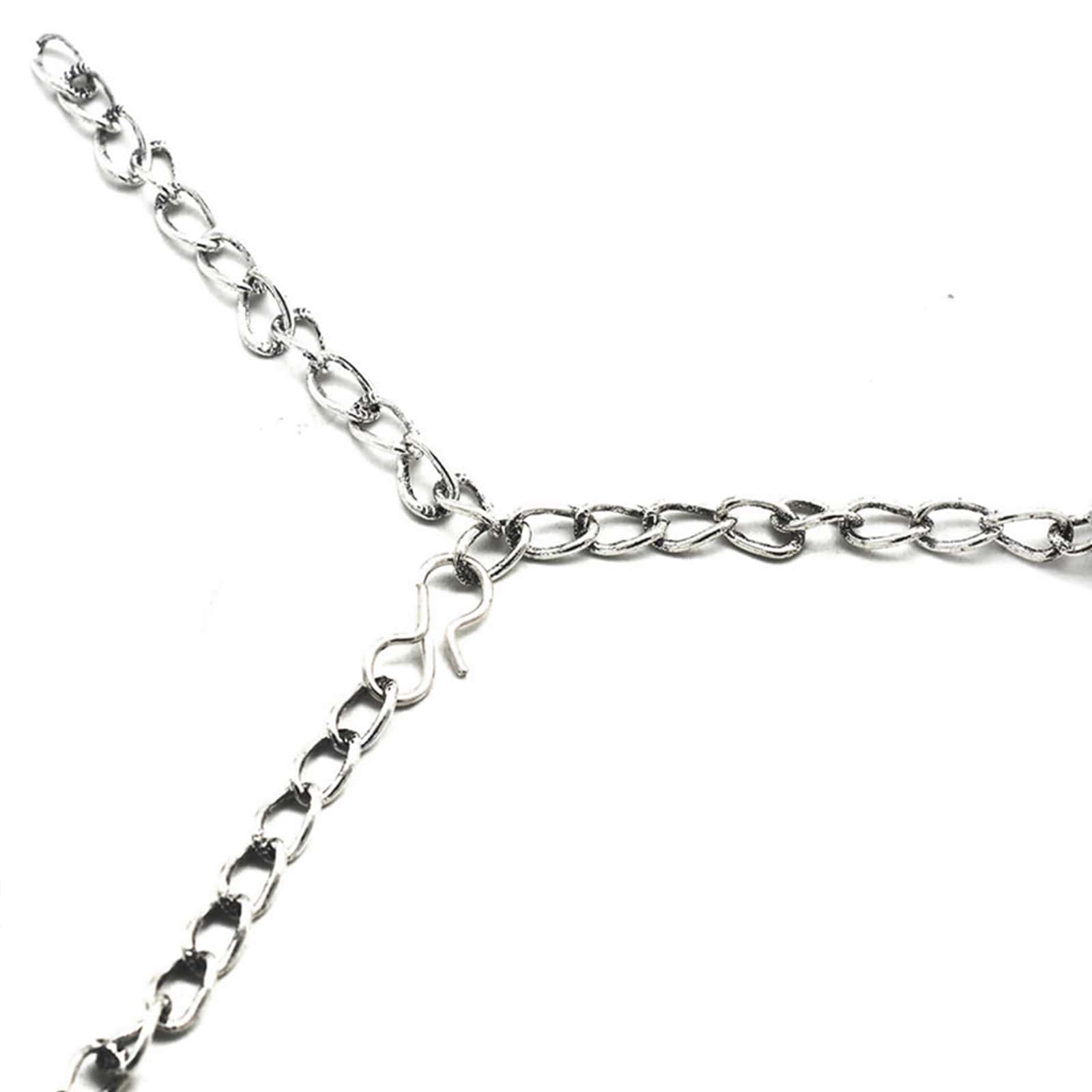 Mira Silver Oxidized Necklace - Image 6