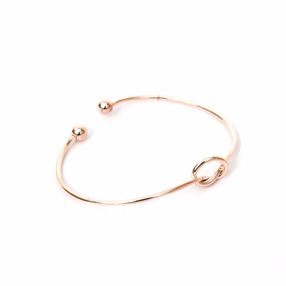 Monica Sleek Rosegold Bracelet Stack - Image 6