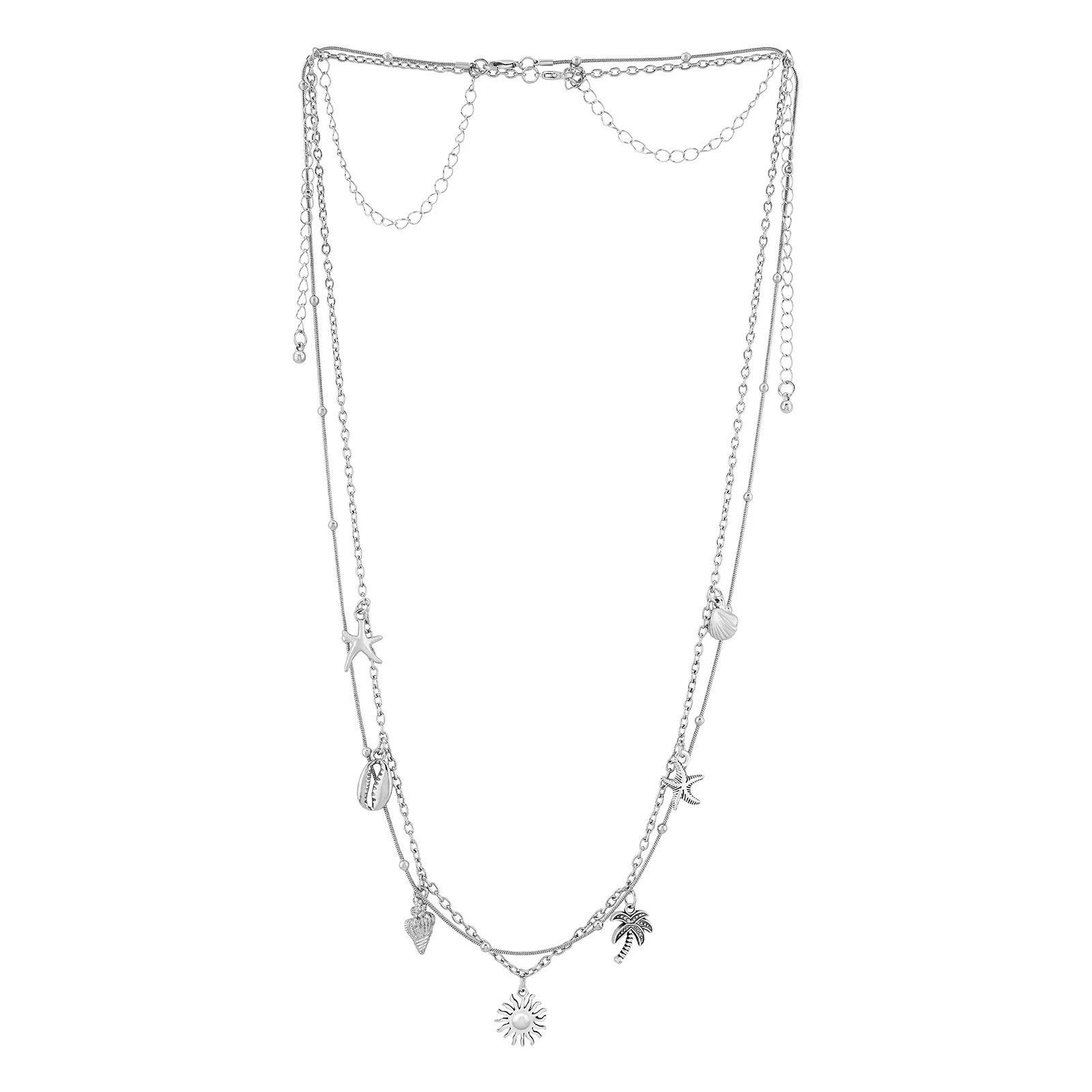 Naia Silver Seashells Waist Chain - Image 3