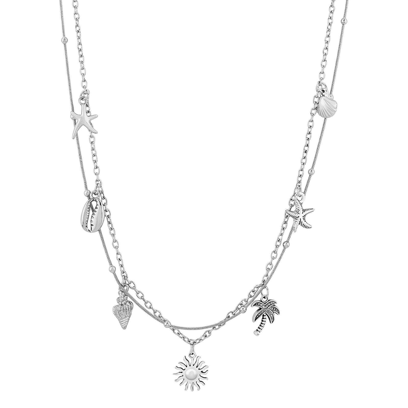 Naia Silver Seashells Waist Chain - Image 4
