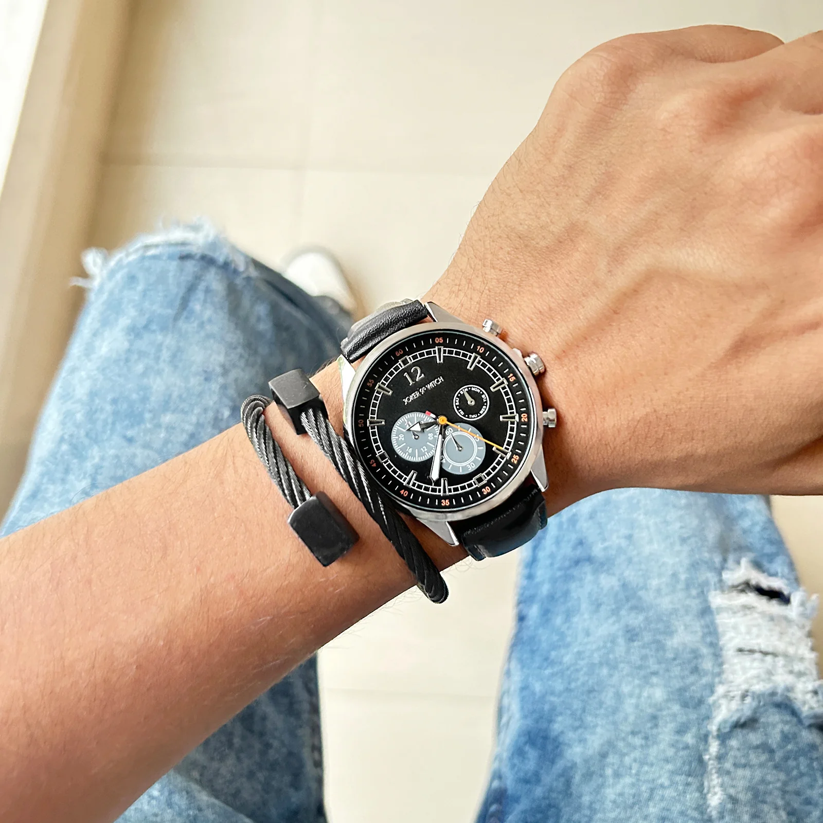 Nash Men's Watch Bracelet Stack