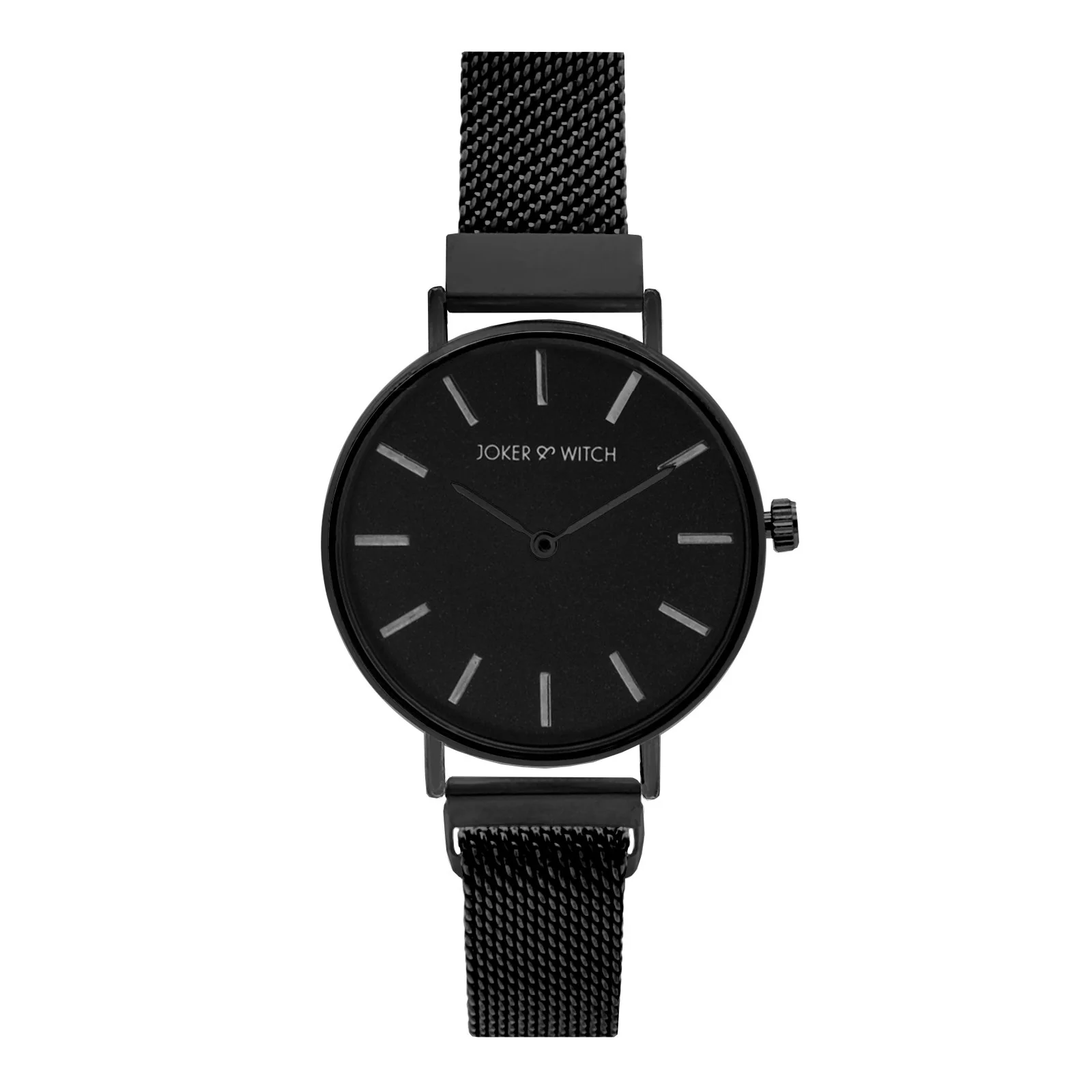 Natalie Silver Black Medium Dial Magnetic Strap Women's Watch