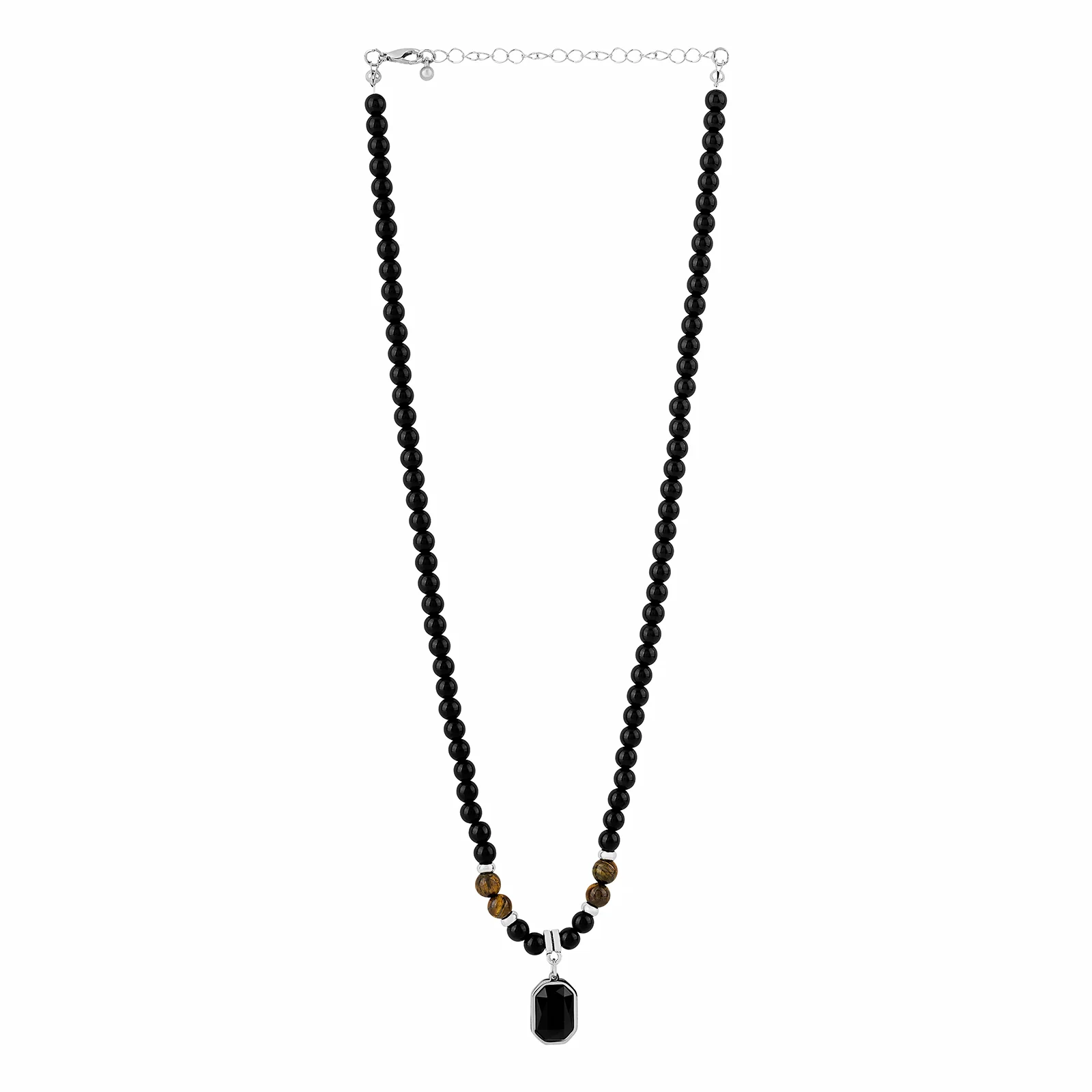 Noctis Black Men's Necklace - Image 4