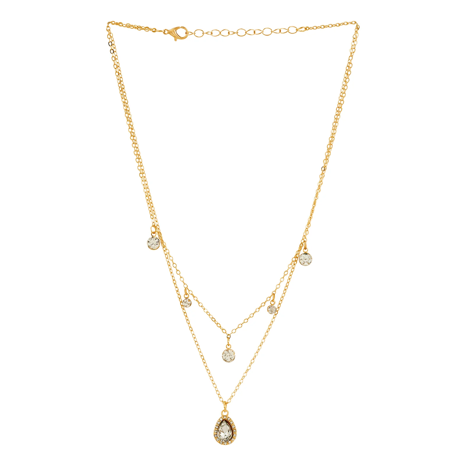 Nova Dot Gold Bling Necklace - Image 4