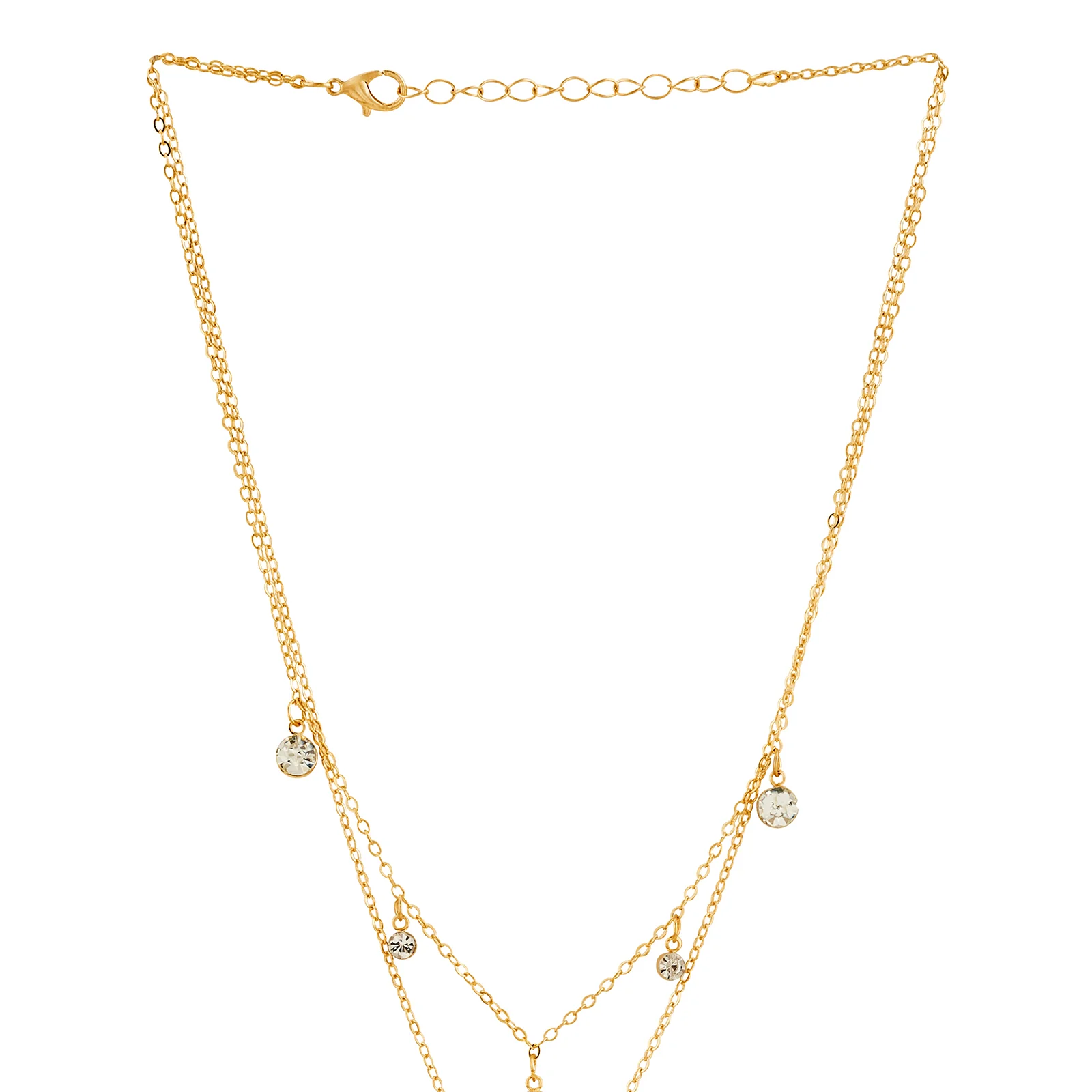 Nova Dot Gold Bling Necklace - Image 5
