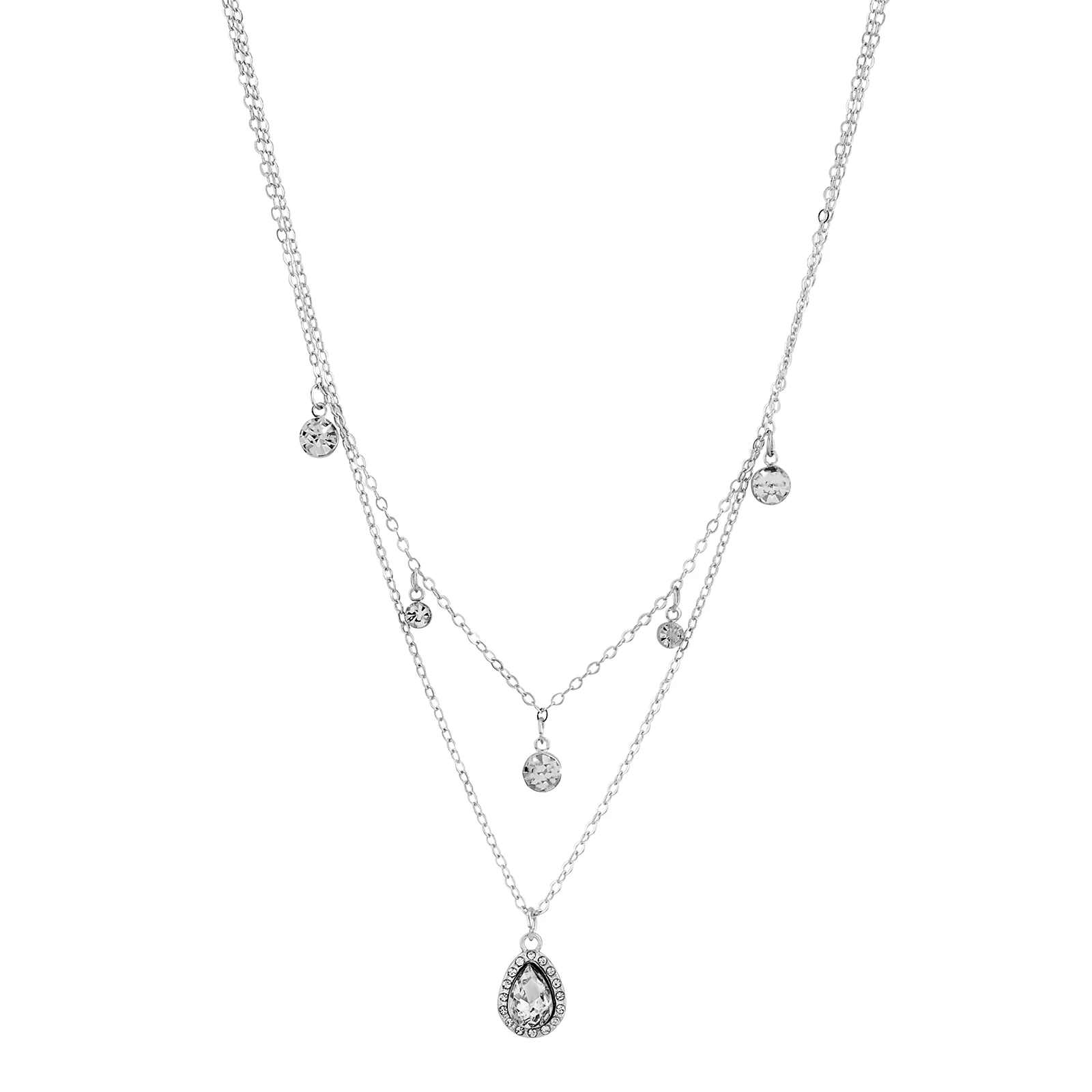 Nova Dot Silver Bling Necklace - Image 3