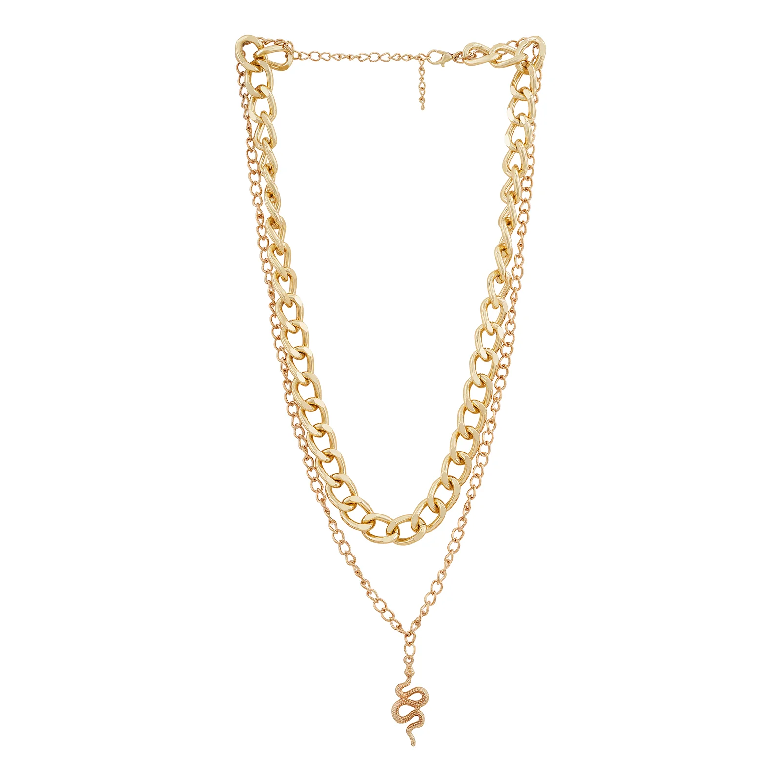 Nyxira Gold Snake Necklace - Image 4