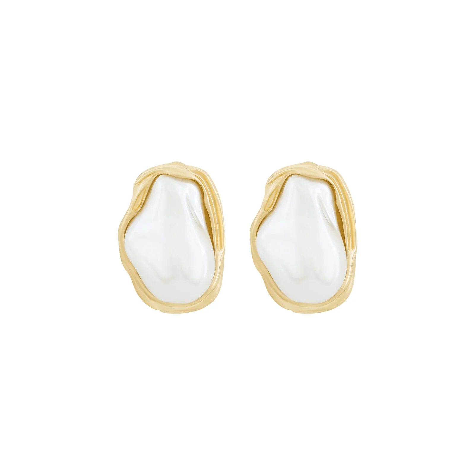 Oralise Molten Pearl Earrings - Image 3