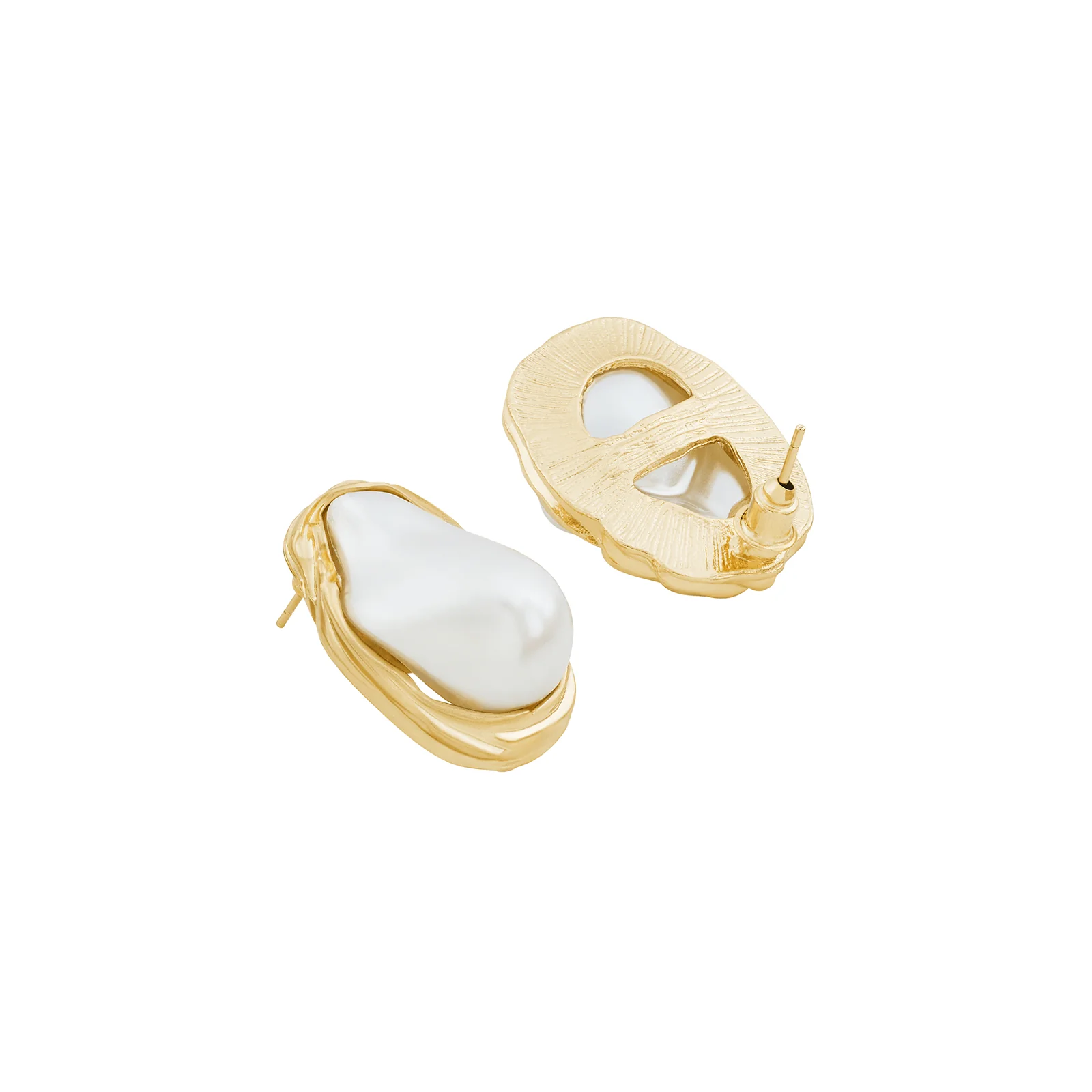 Oralise Molten Pearl Earrings - Image 5