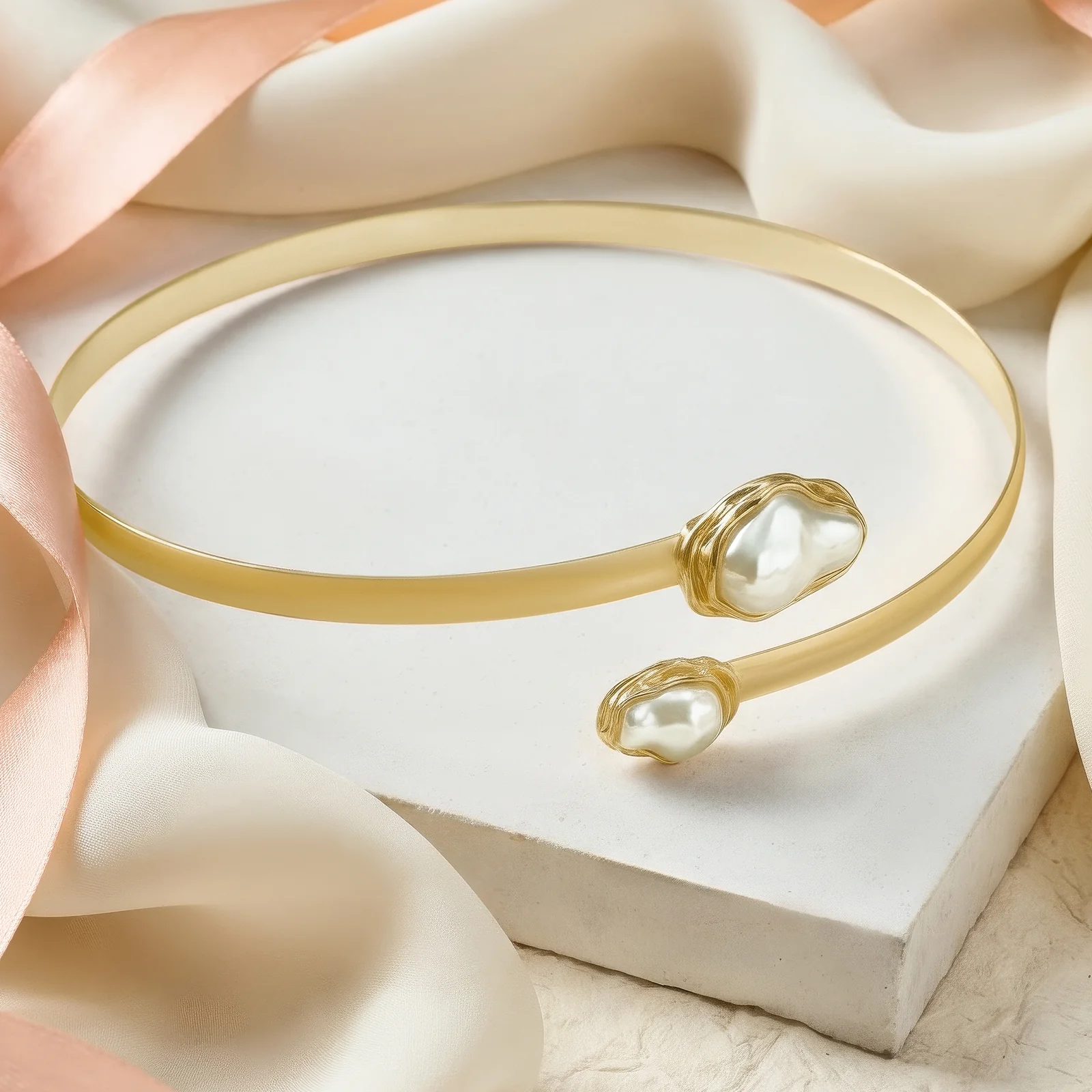 Oralise Molten Pearl Necklace - Image 2