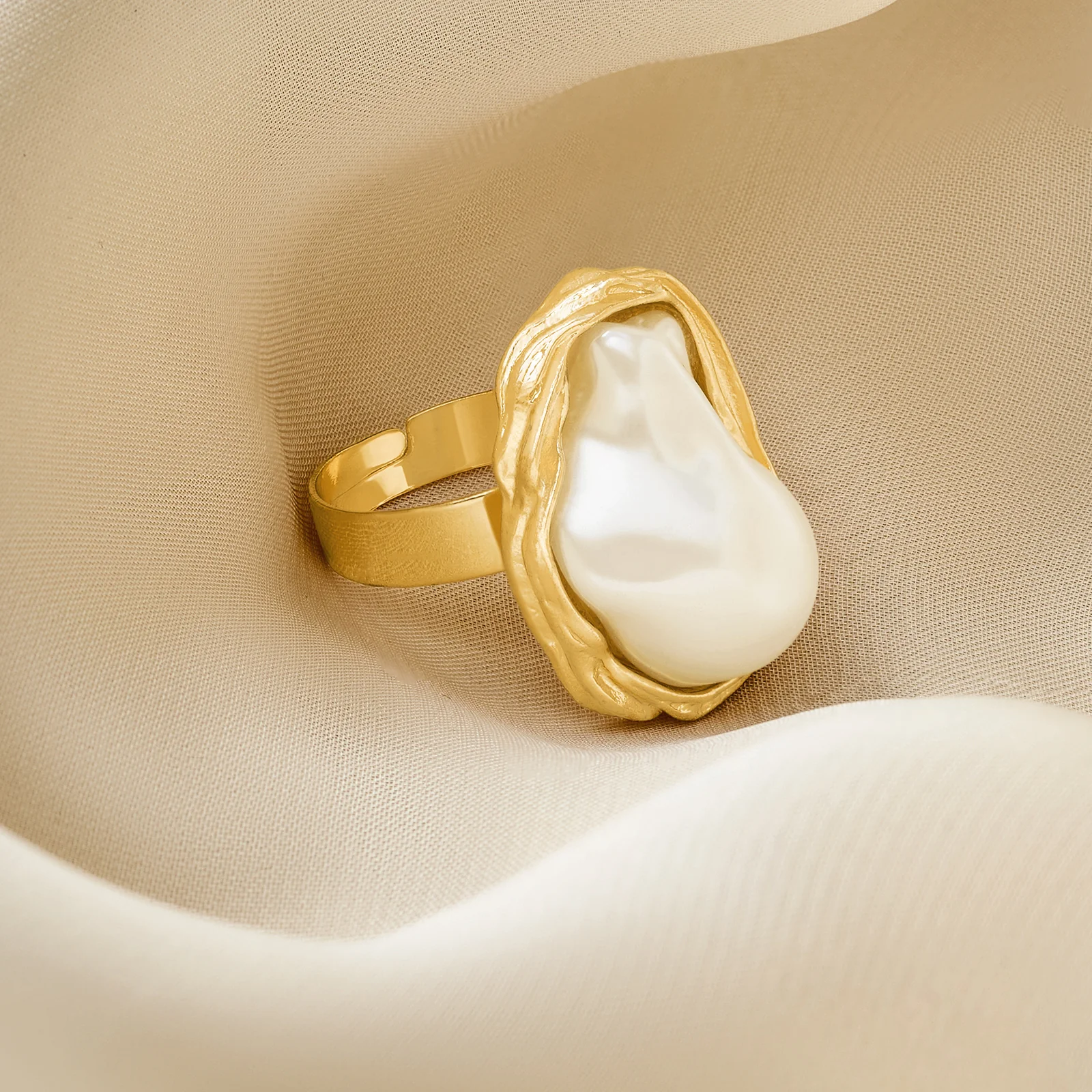 Oralise Molten Pearl Ring - Image 2