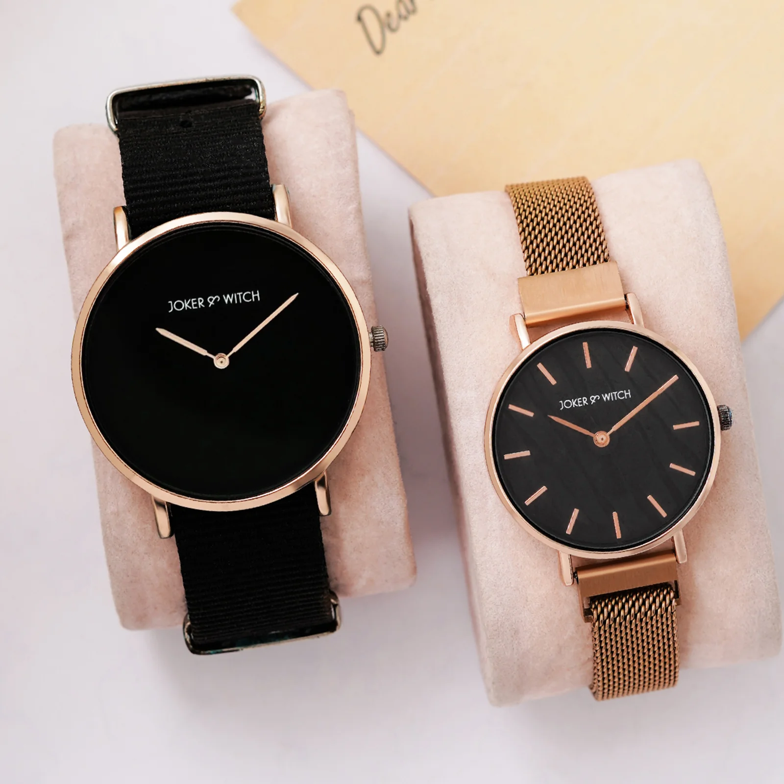 Orange & Caramel Couple Watches - Image 2