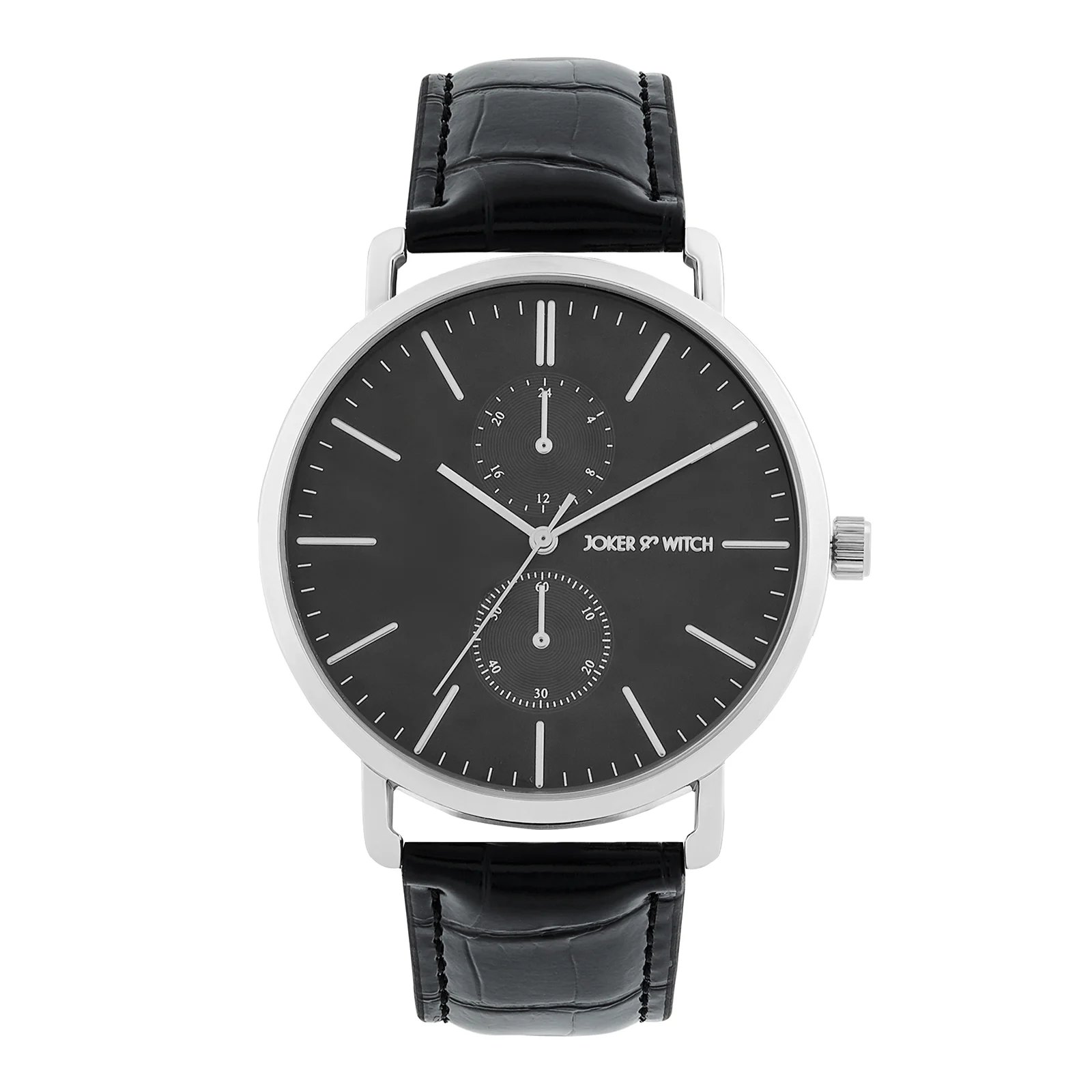 Orion Black XLarge Dial PU Strap Men's Watch - Image 3