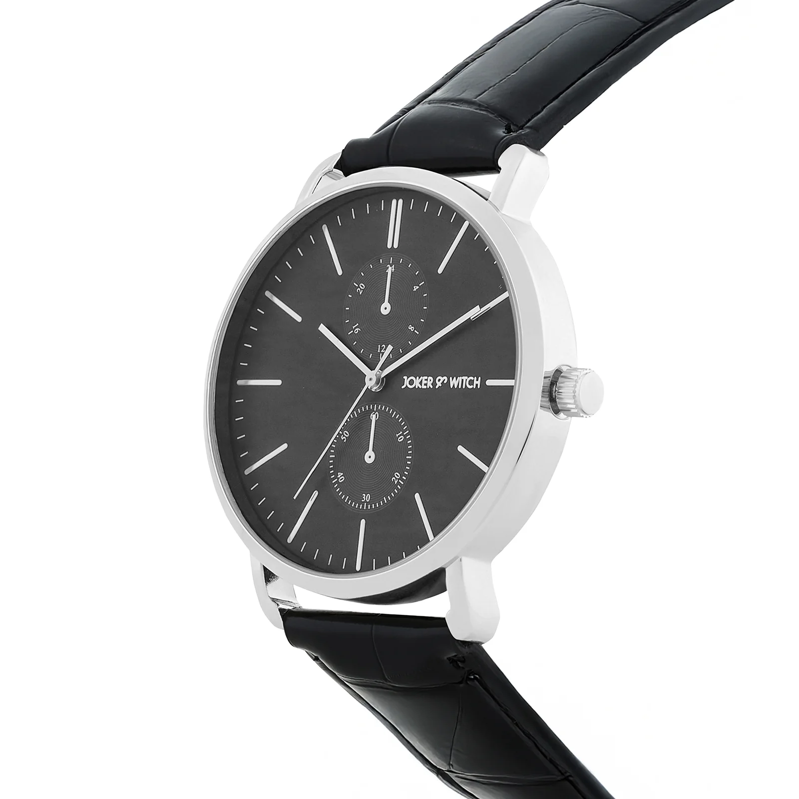 Orion Black XLarge Dial PU Strap Men's Watch - Image 4