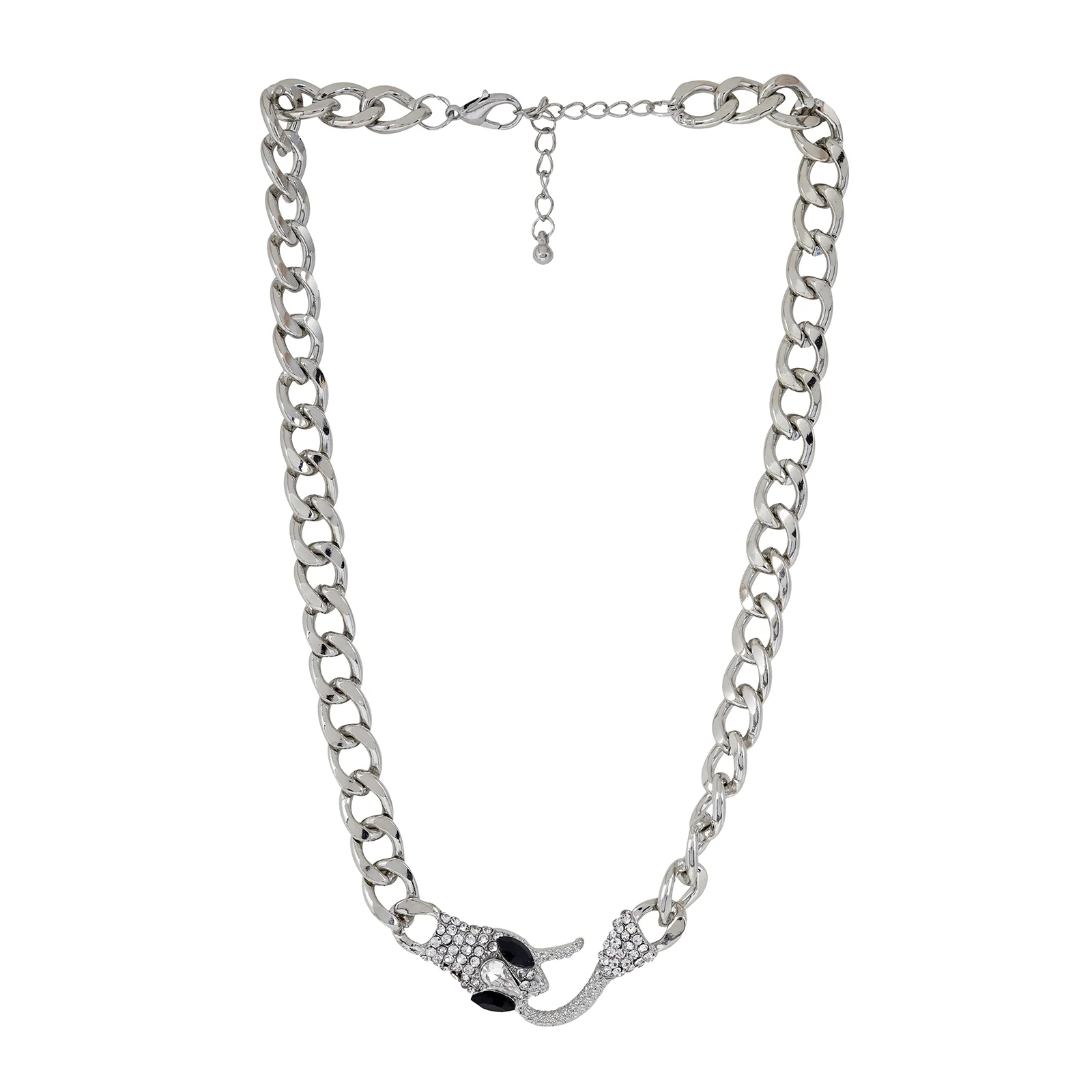Ornella Snake Chainlink Necklace - Image 3