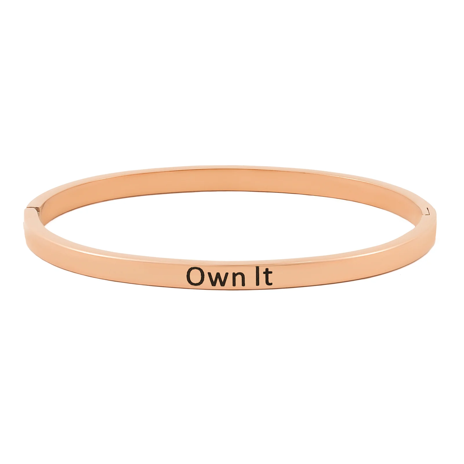 Own It Rose Gold Mantra Band - Image 4