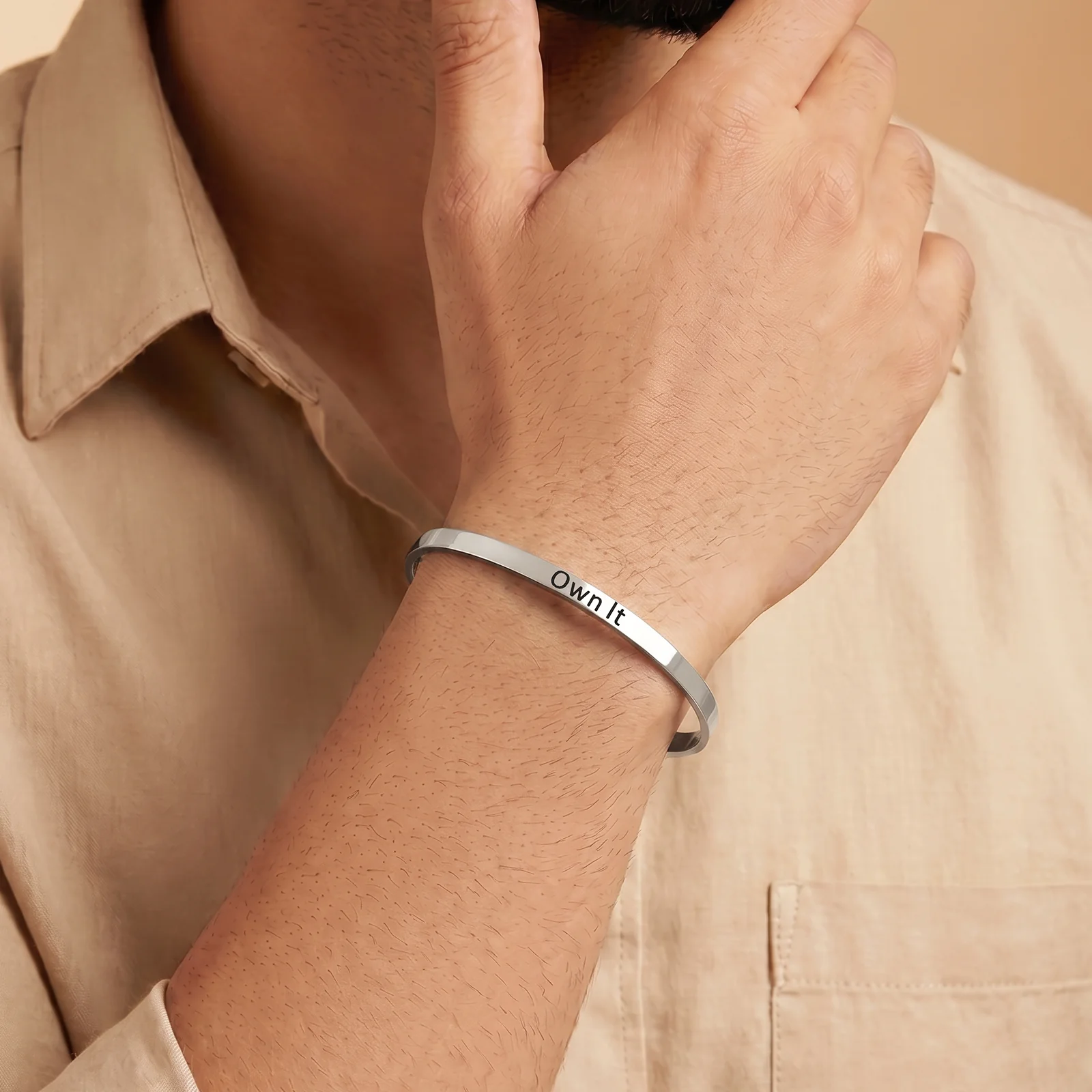 Own It Silver Mantra Band - Image 3