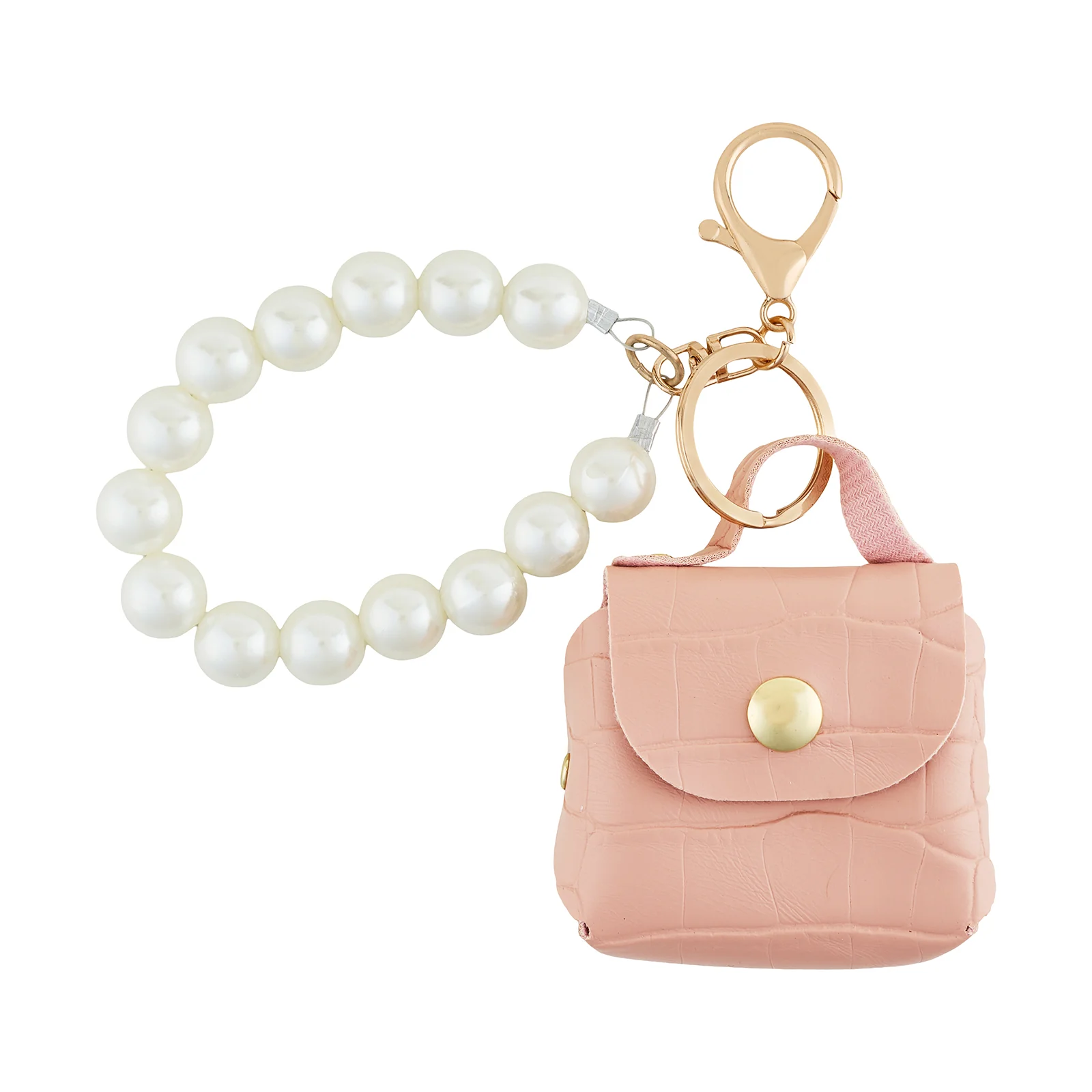 Peachie Puff Pink Bag Charm - Image 3