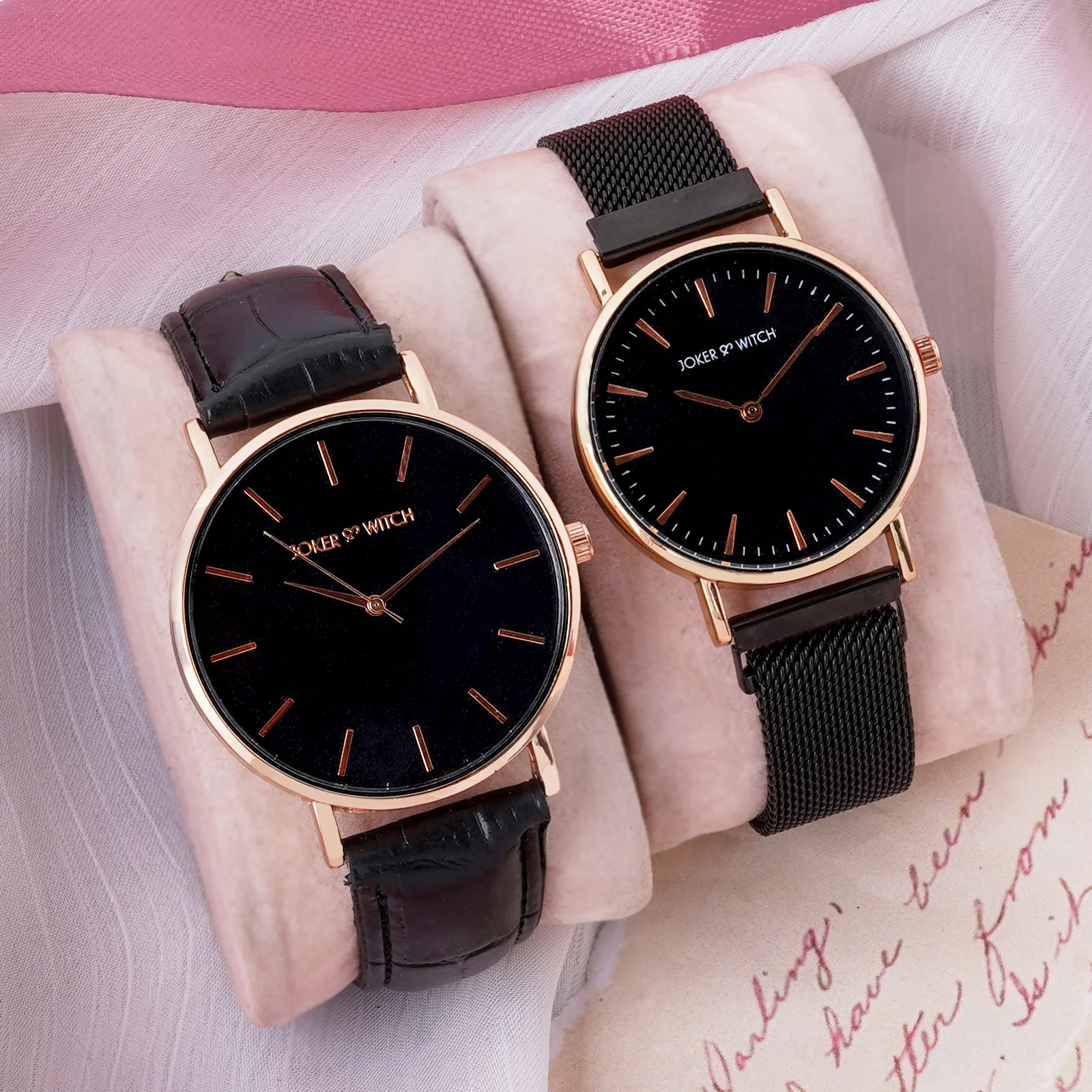 Peanut Butter & Jelly Couple Watches