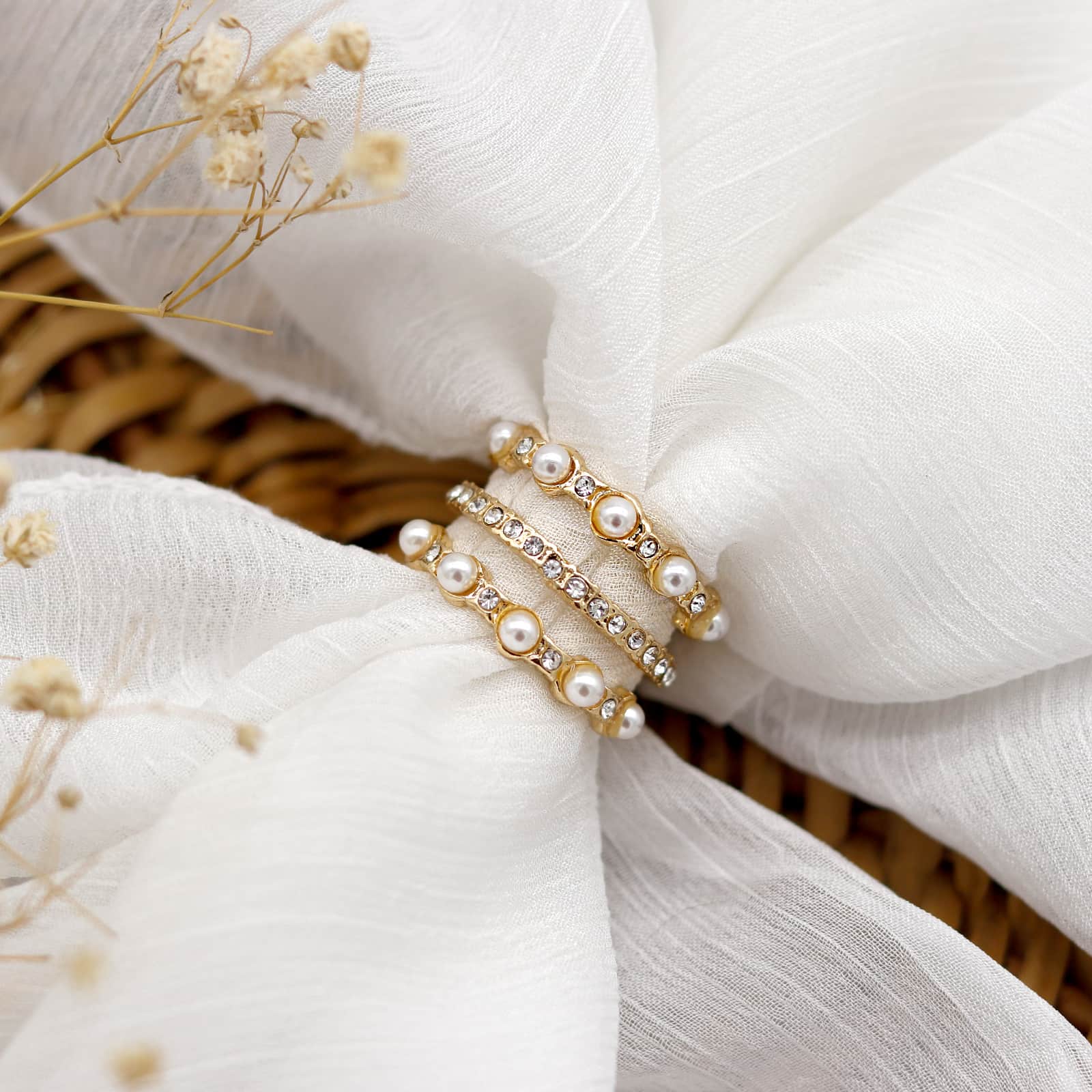Pearlaceous Gold Ring