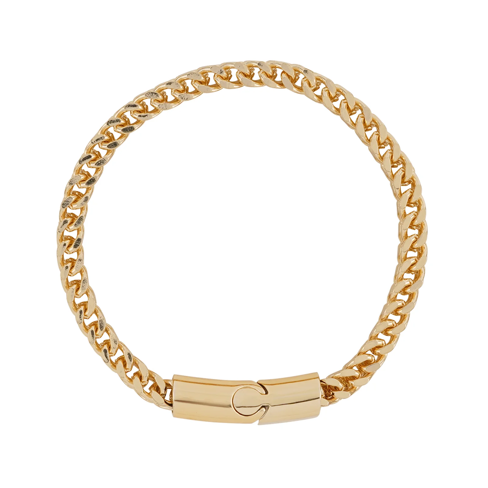 Perseus Gold Stainless Steel Chain Bracelet - Image 5