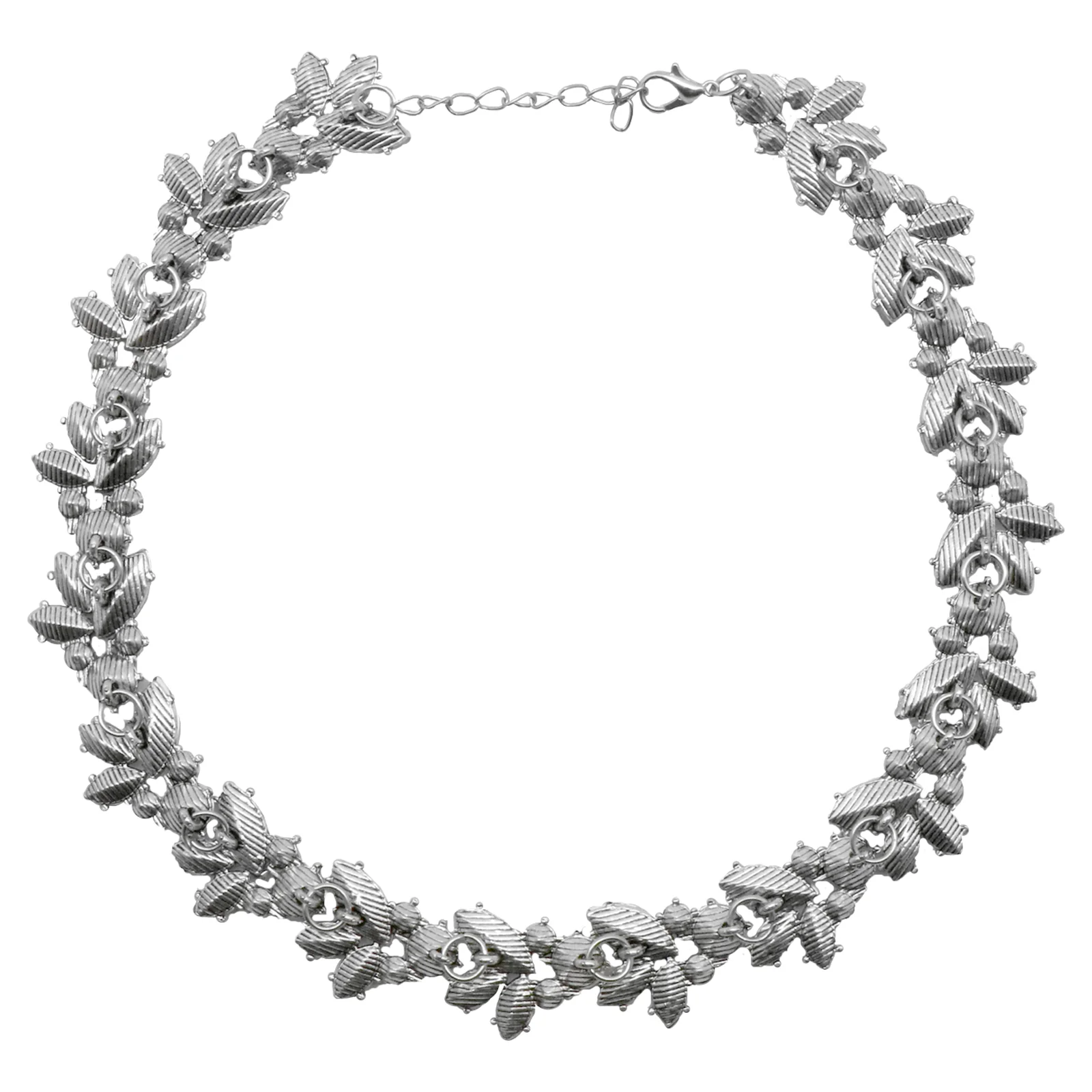Pretunia Floral Rhinestones Necklace - Image 4