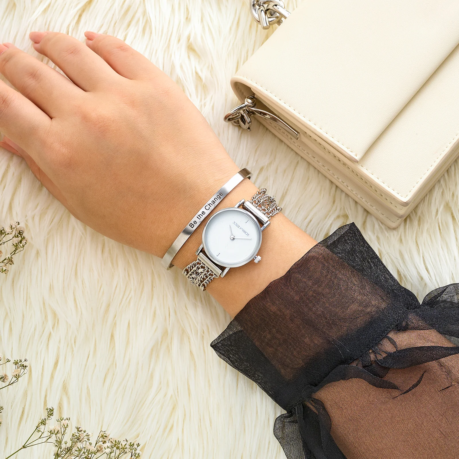 Quiet Luxe Watch Bracelet Stack