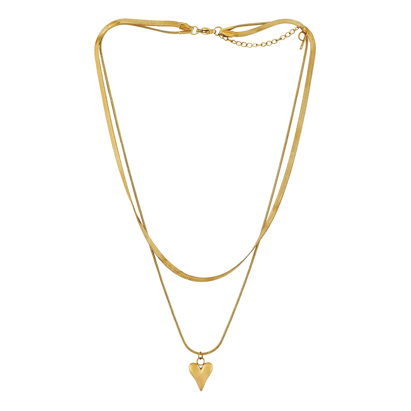 Renika Gold Love Necklace