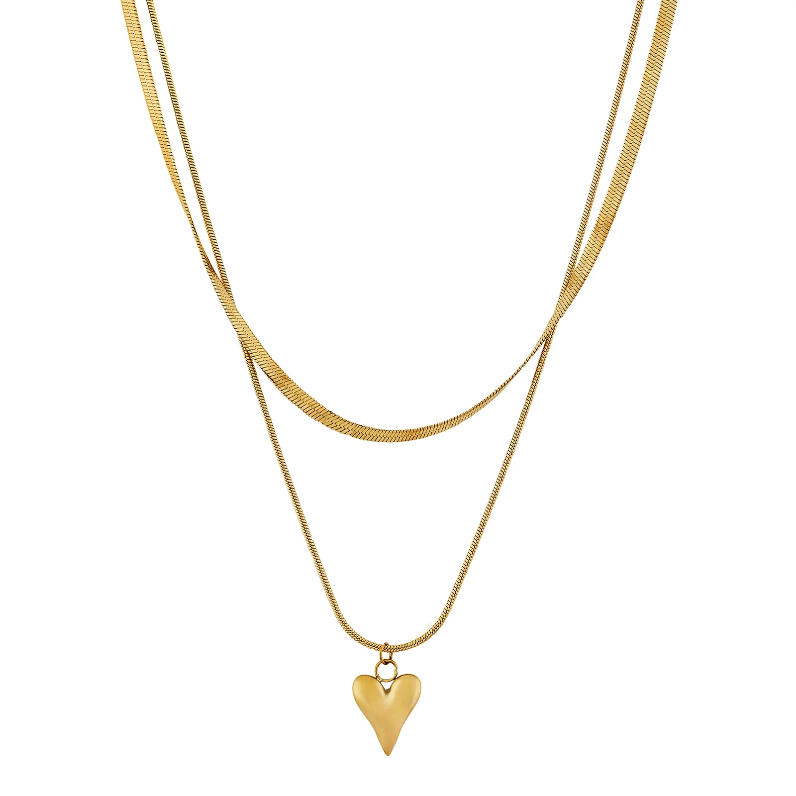 Renika Gold Love Necklace - Image 2